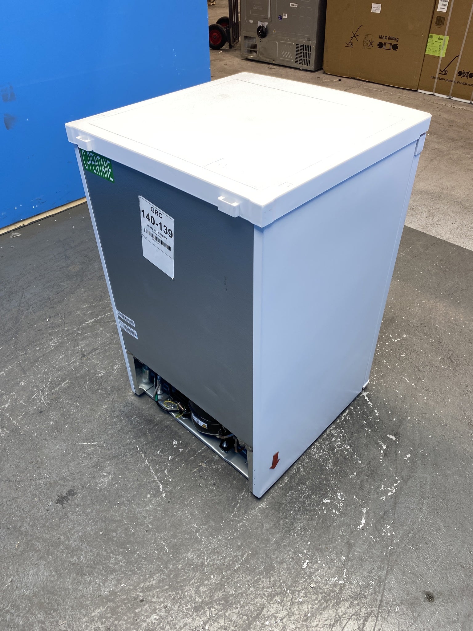 Candy CLHS58EWK 127 Litre 55cm Under Counter Fridge