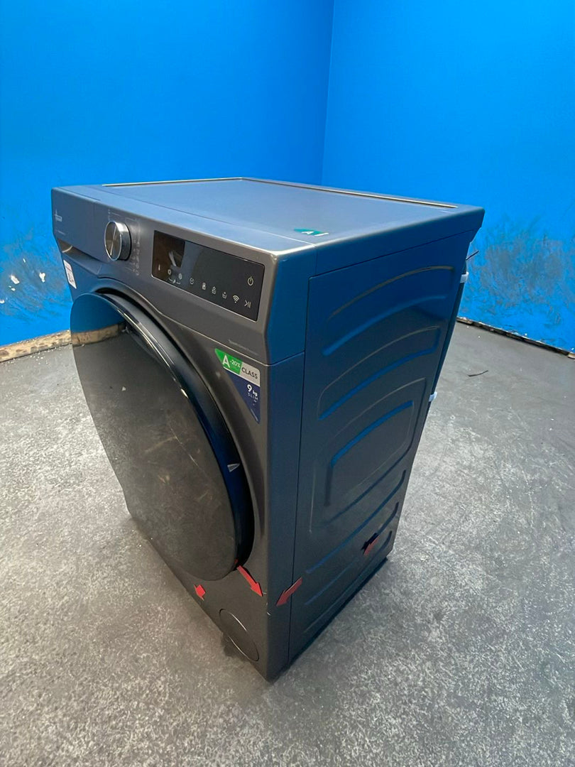 #GRC-157-299 - Hoover 9kg 1400rpm Washing Machine – ProActive Wash, KG Mode Sensor, Graphite