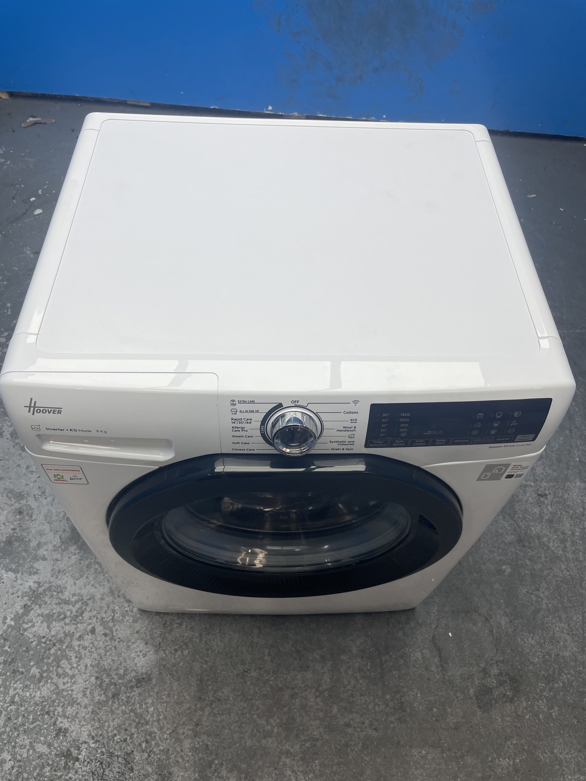 #GRC-158-533 - Hoover H3WPS496TAMB6 9kg 1400 Spin Washing Machine
