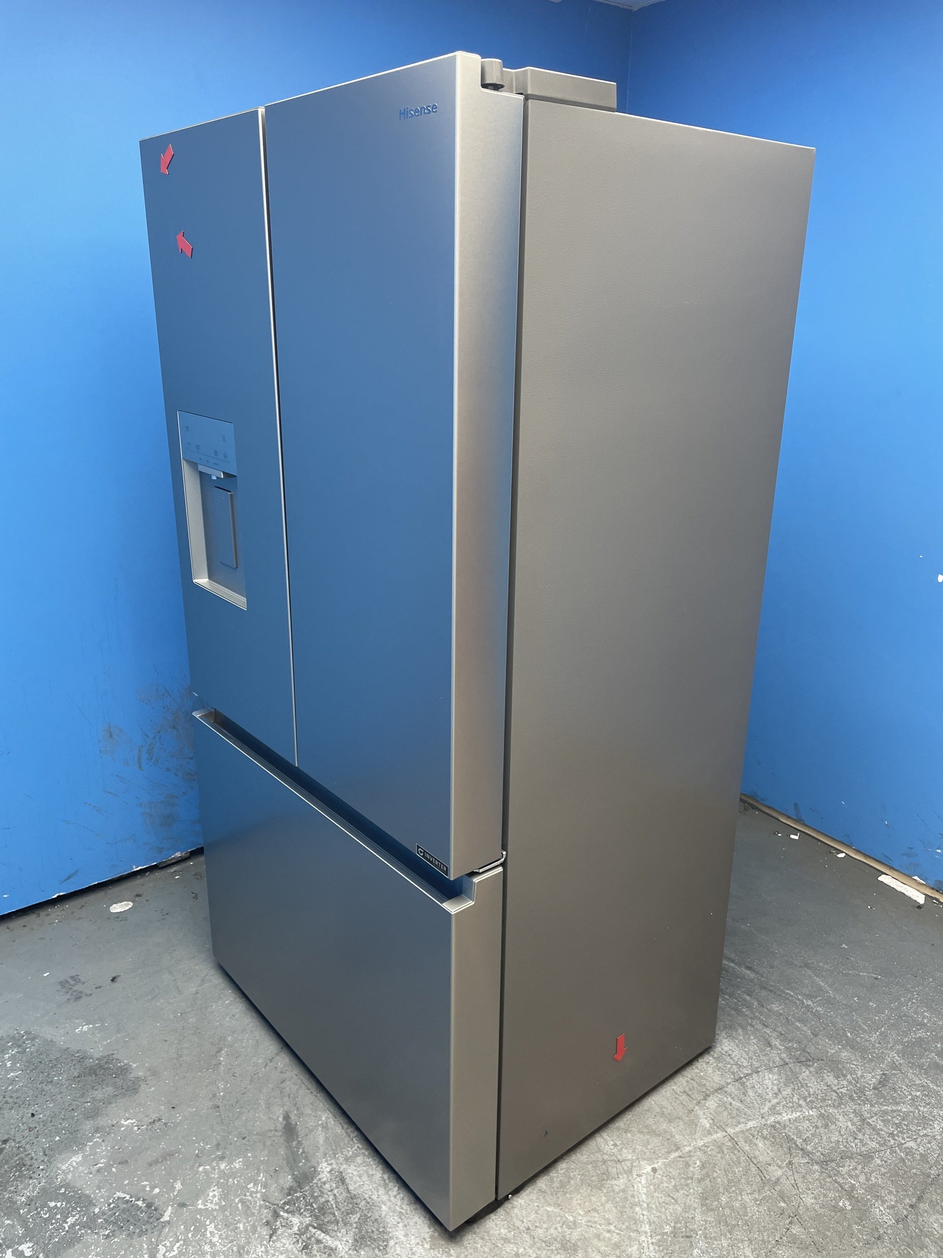 #GRC-158-127 - Hisense RF815N4SESE French Door 364 Litre Fridge Freezer