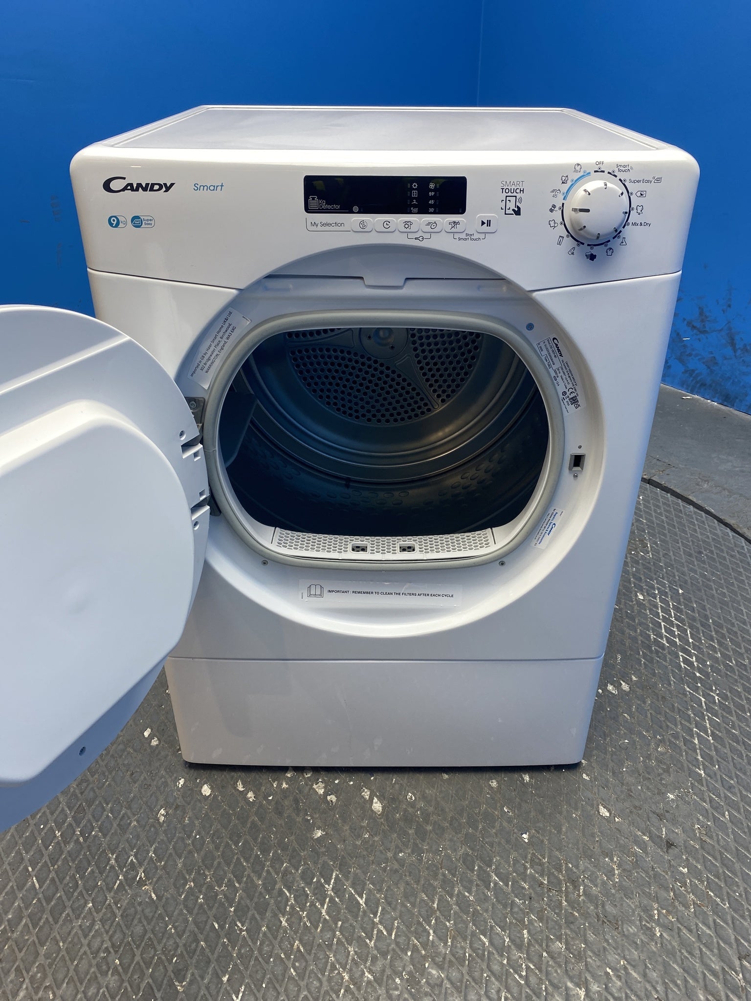 Candy CSEV9DF 9kg Vented Smart Tumble Dryer