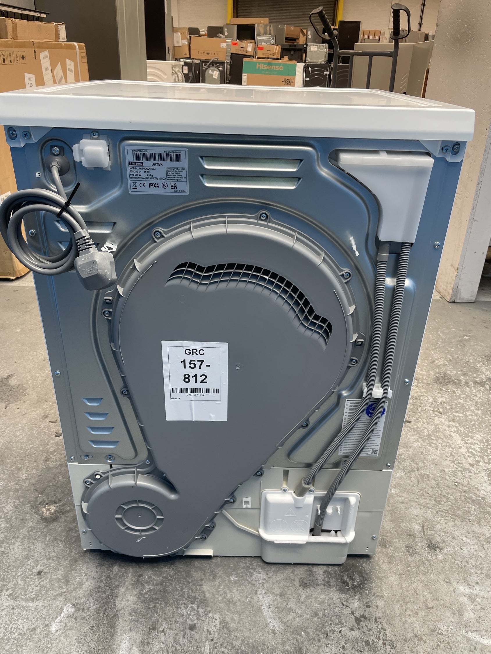 #GRC-157-812 - Samsung DV90CGC0A0AE/EU Series 5 9kg Heat Pump Tumble Dryer