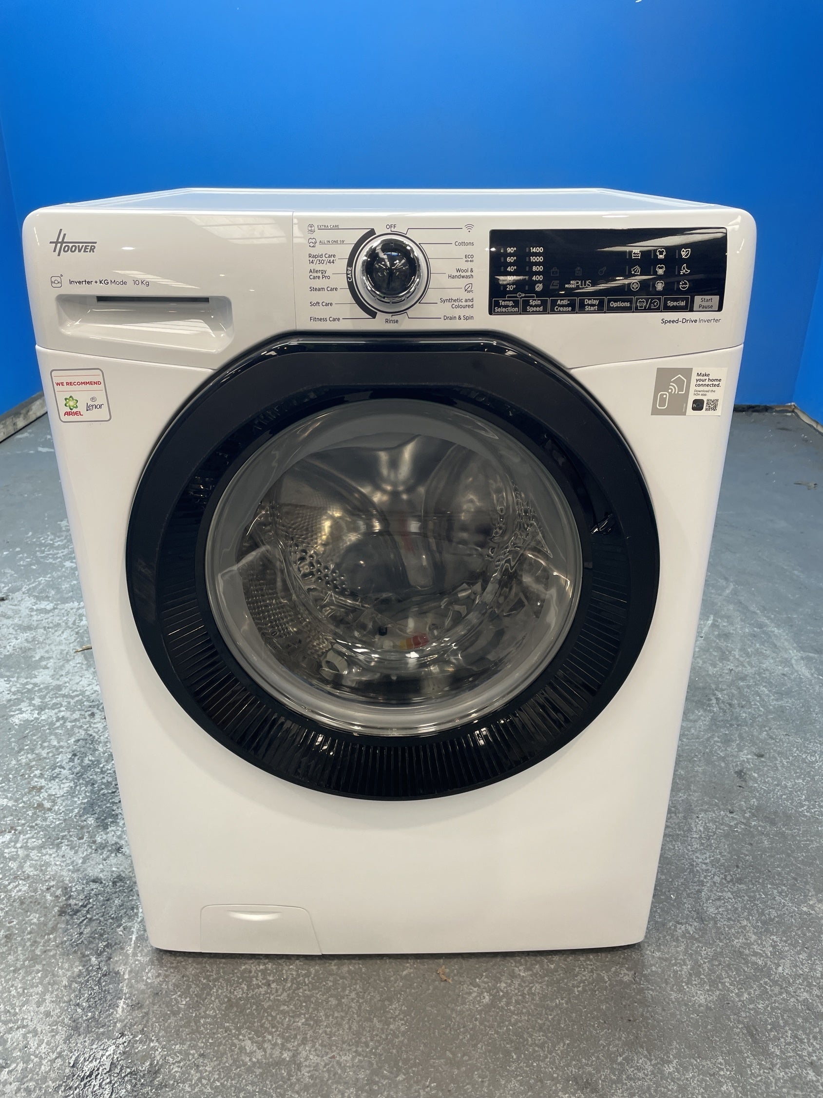#GRC-155-392 - Hoover H3WPS4106TMB6 10kg 1400 Spin Washing Machine