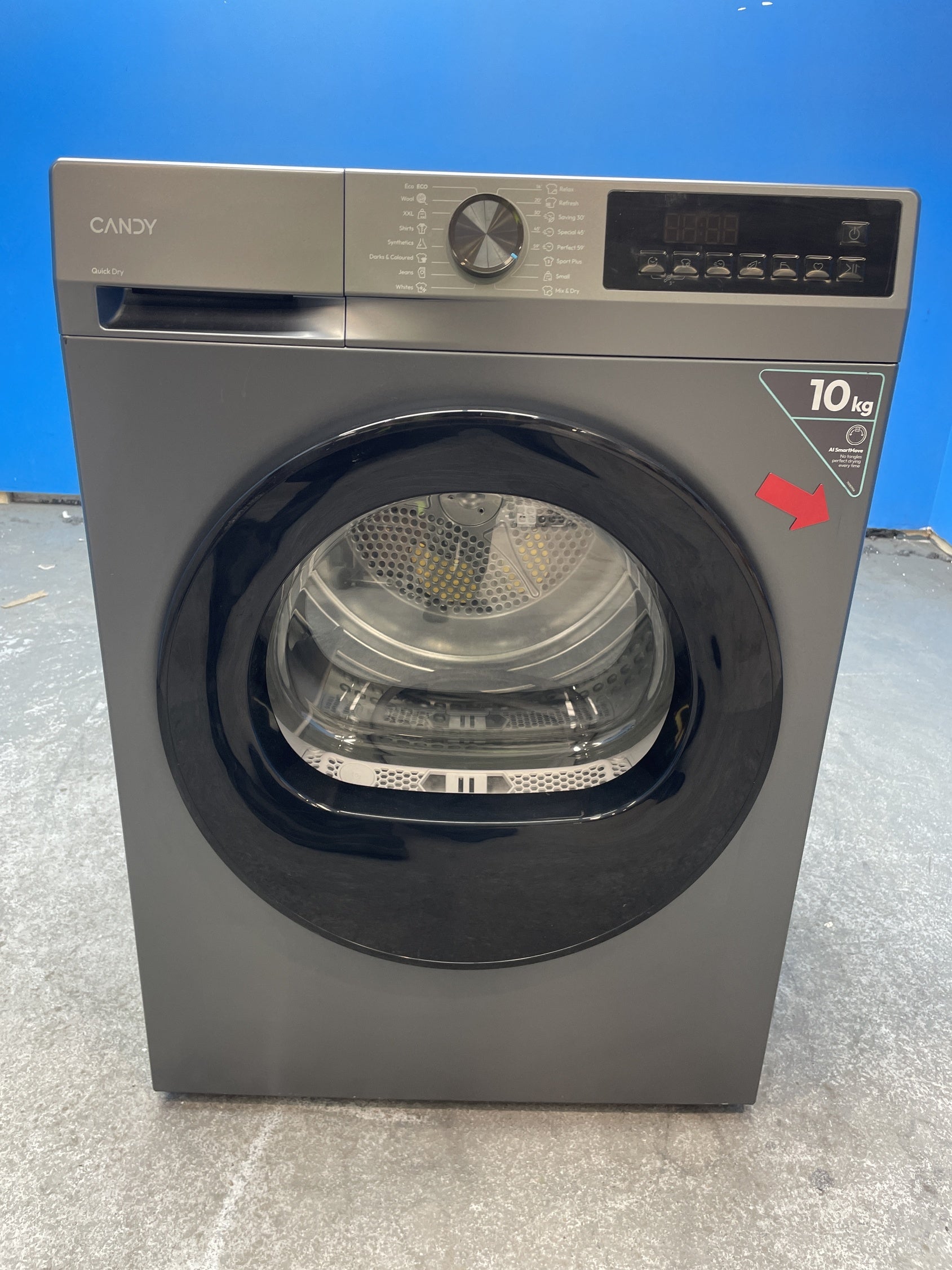 #GRC-158-357 - Candy Quick Pro GD 10N1BR-80 10kg Heat Pump Tumble Dryer