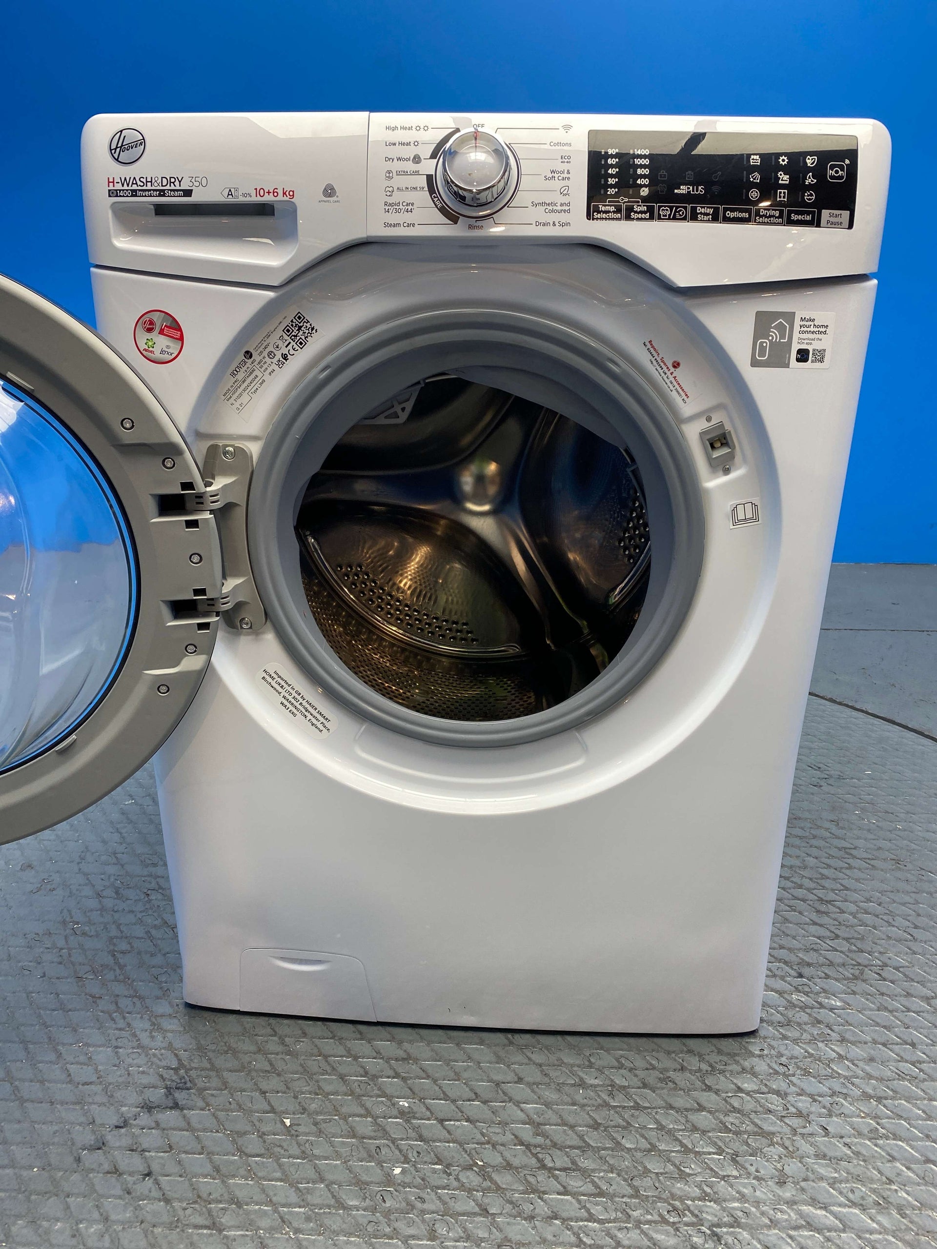 Hoover H3DPS41066TAMB80 10/6kg 1400 Spin Washer Dryer