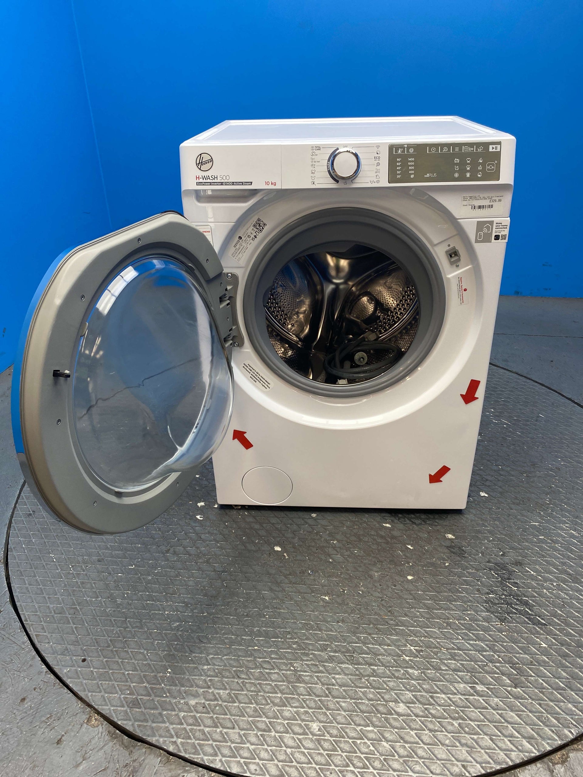 Hoover HWB410AMC 10kg 1400 Spin Washing Machine