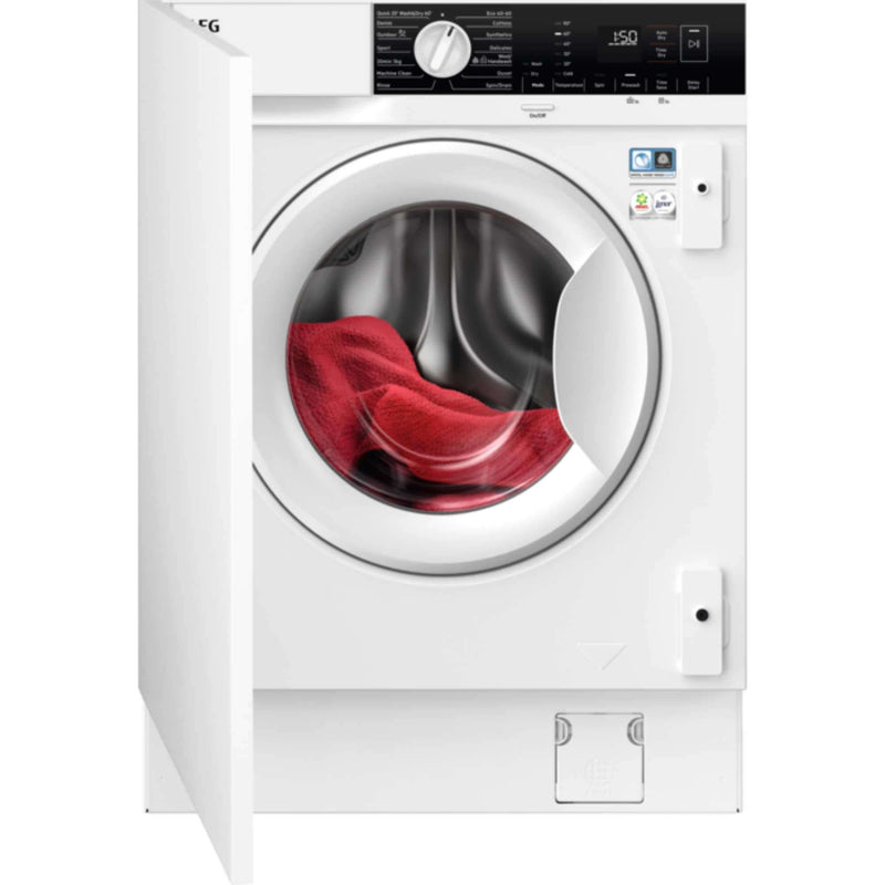 AEG 6000 Series LX6WG74634BI Integrated 7/4kg 1600rpm Washer Dryer