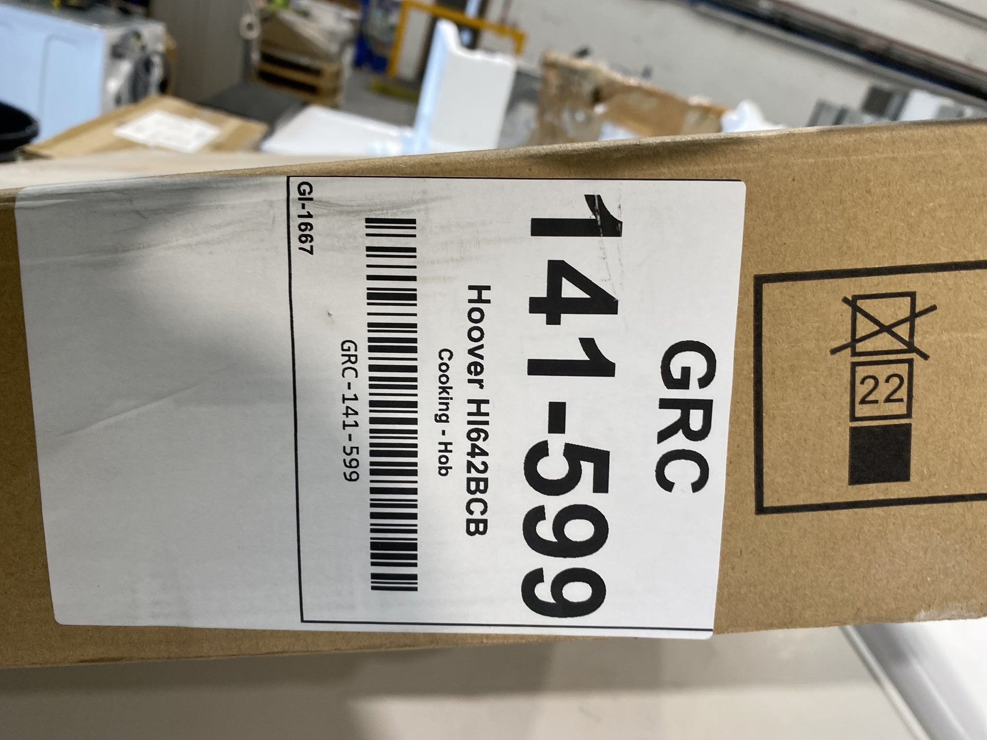 Hoover HI642BCB 60cm 4-Zone Induction Hob with Touch Controls