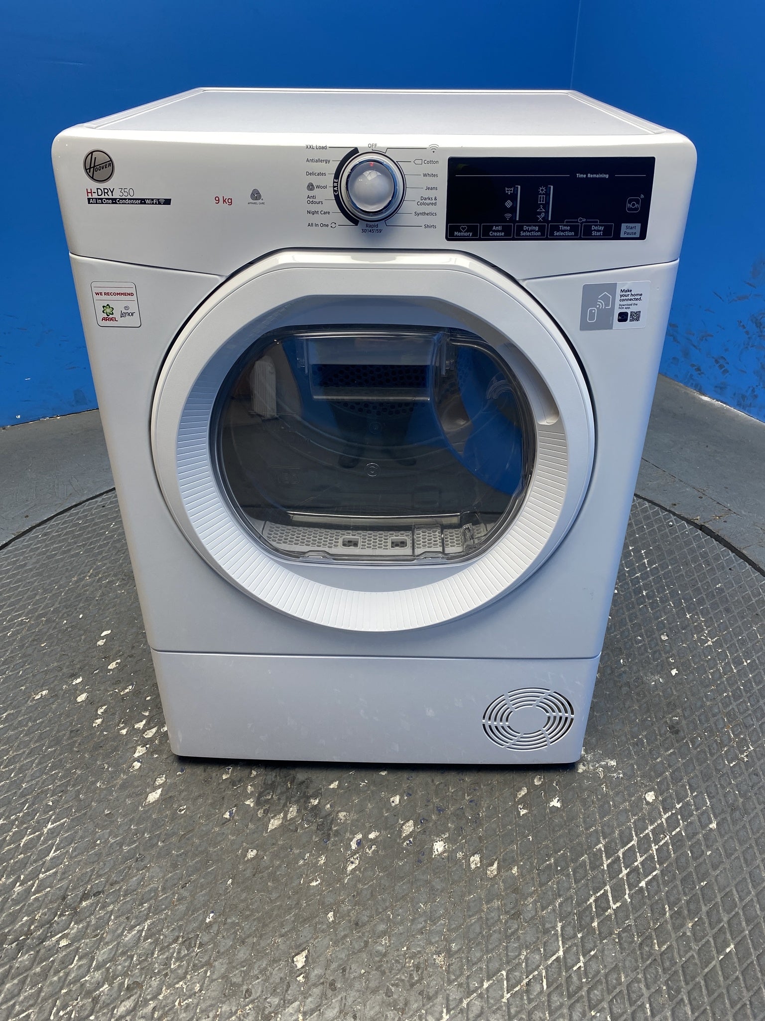Hoover HREC9TE 9kg Condenser Tumble Dryer with Wi-Fi