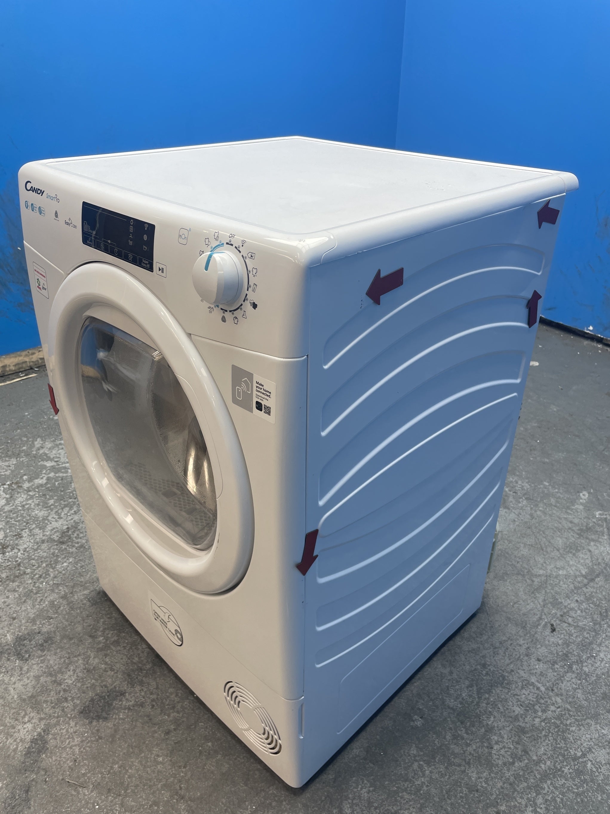 #GRC-159-171 - Candy Smart Pro CSOEH9A2TE 9kg Heat Pump Tumble Dryer