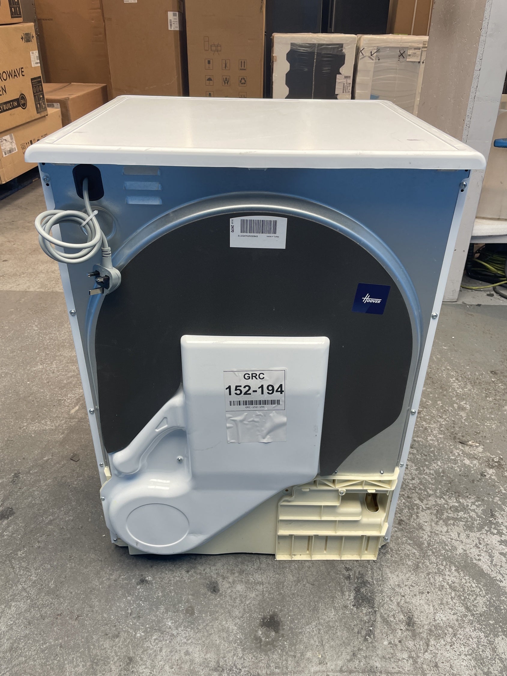 #GRC-152-194 - Hoover HLEC10TG 10kg Condenser Tumble Dryer
