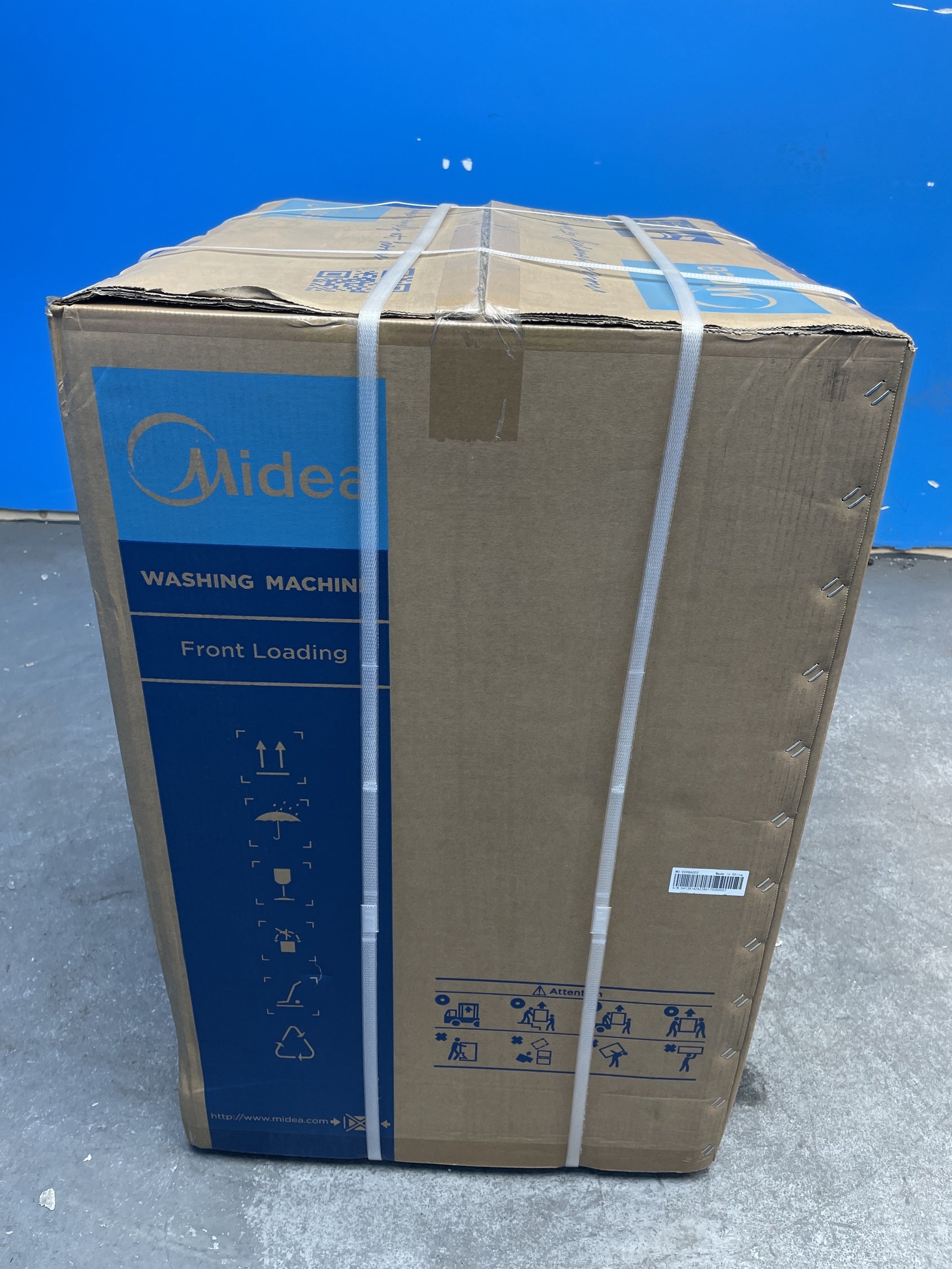 #GRC-158-881 - Midea MF10EW80BB 8kg 1400rpm Washing Machine with Steam Care
