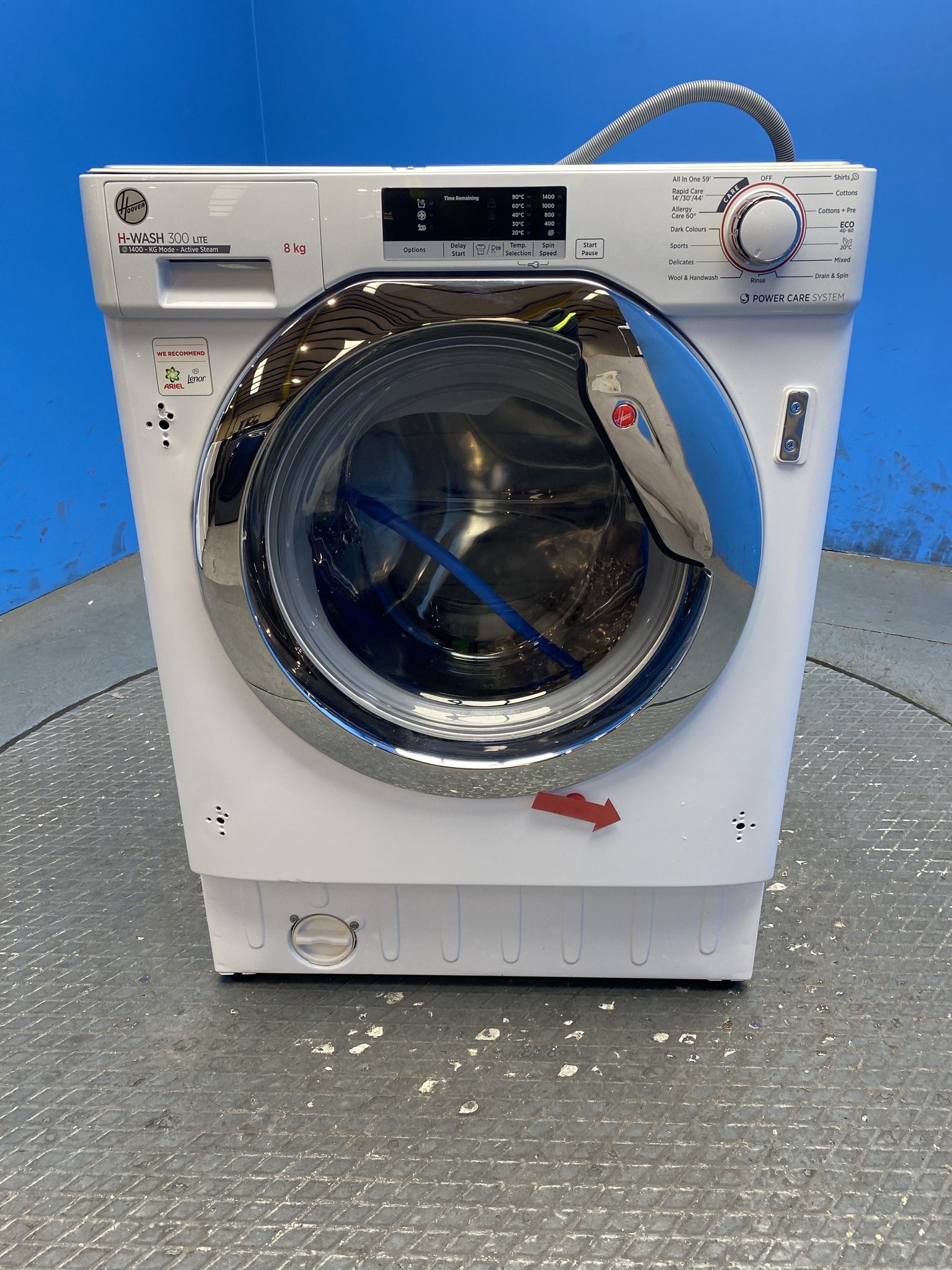 Hoover HBWS48D2ACE Integrated 8kg 1400 Spin Washing Machine