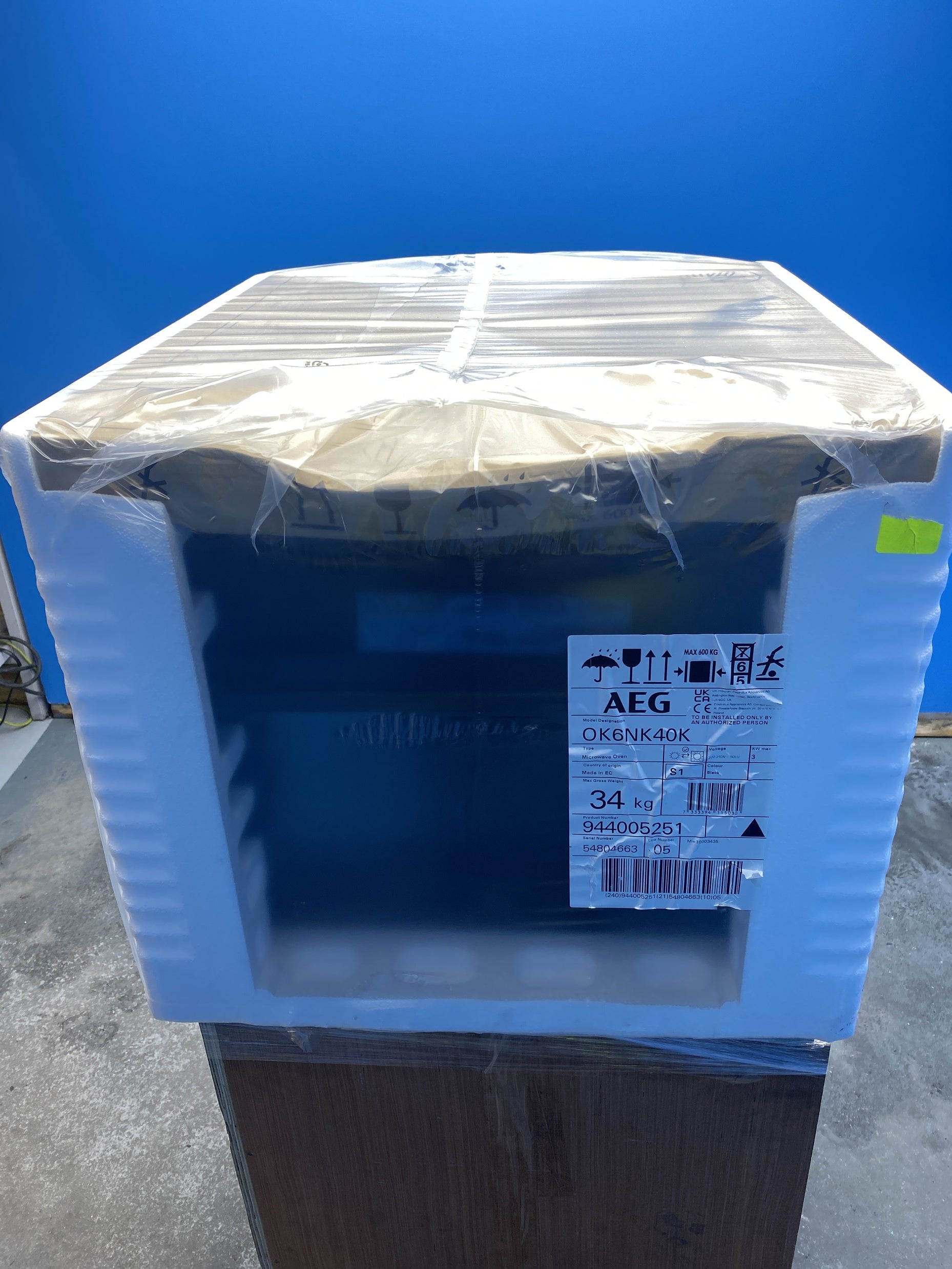 AEG 6000 CombiQuick OK6NK40K Built-in 44 L Microwave Oven