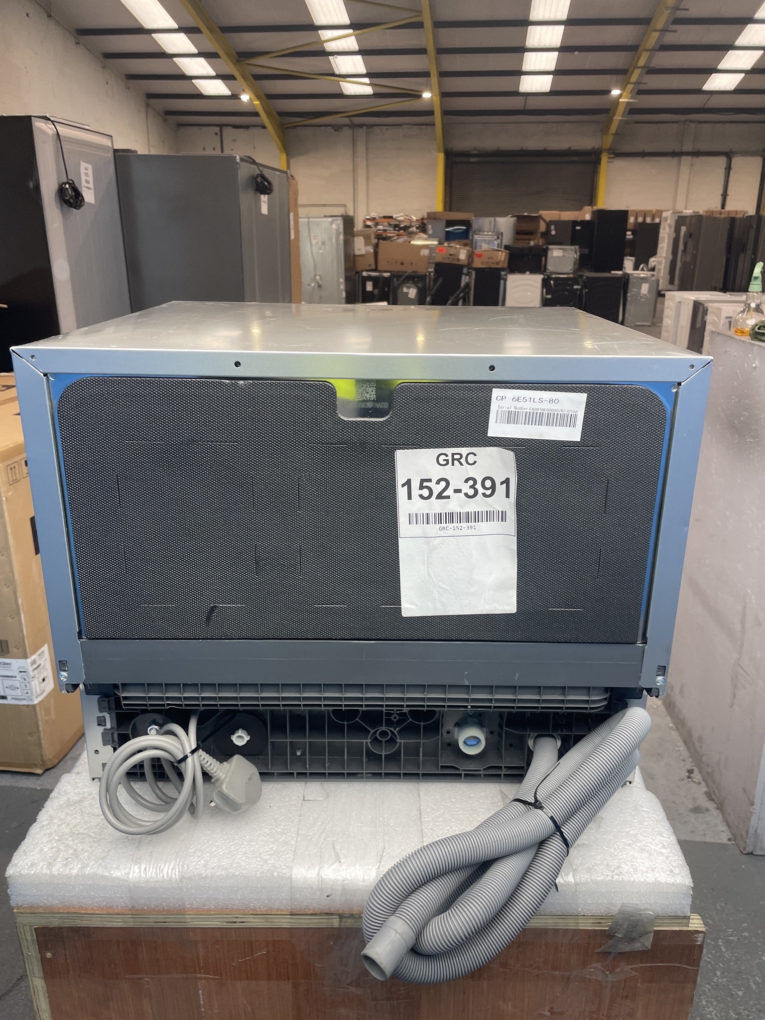 #GRC-152-391 - Candy RapidÓ CP 6E51LS-80 Tabletop 6 Place Setting Dishwasher