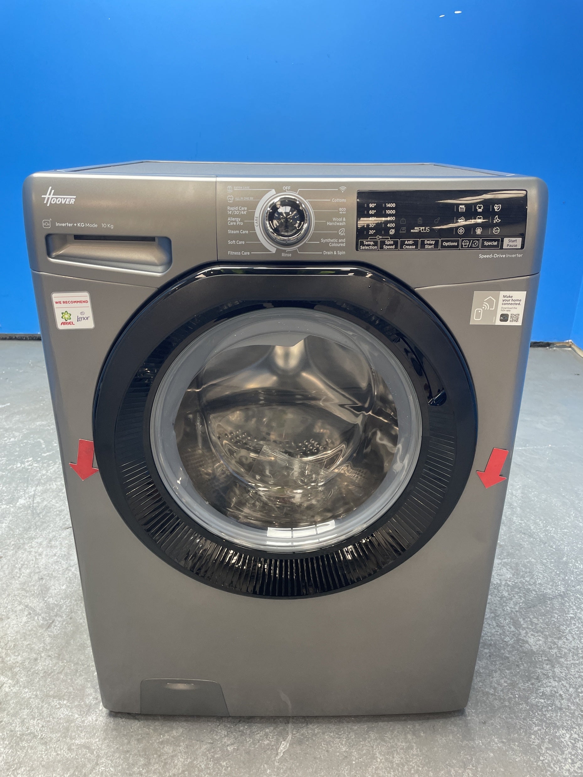 #GRC-163-127 - Hoover H3B13WPS4106TAMBR 10kg 1400 Spin Washing Machine