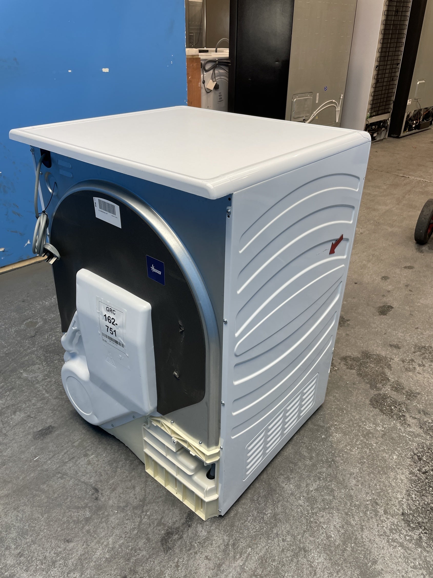 #GRC-162-751 - Hoover 9kg Condenser Tumble Dryer – WiFi Connected, White, B Energy Rating