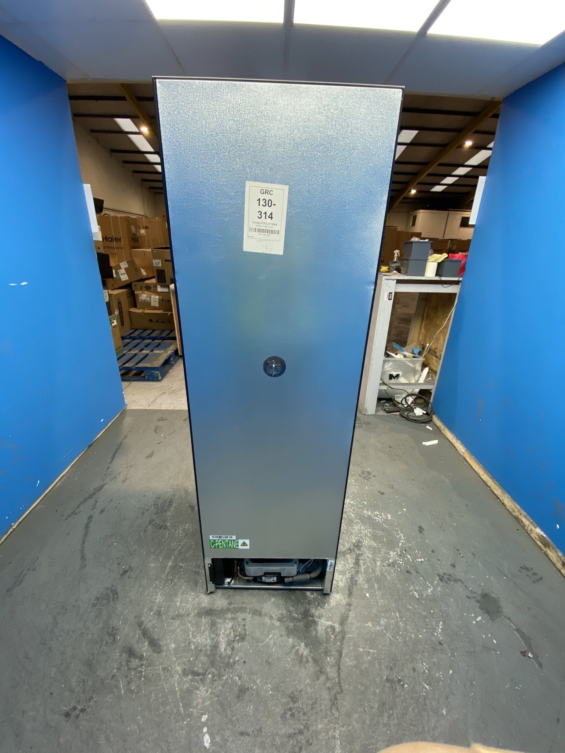 Candy CCT3L517EBK 252 Litre Combi Fridge Freezer