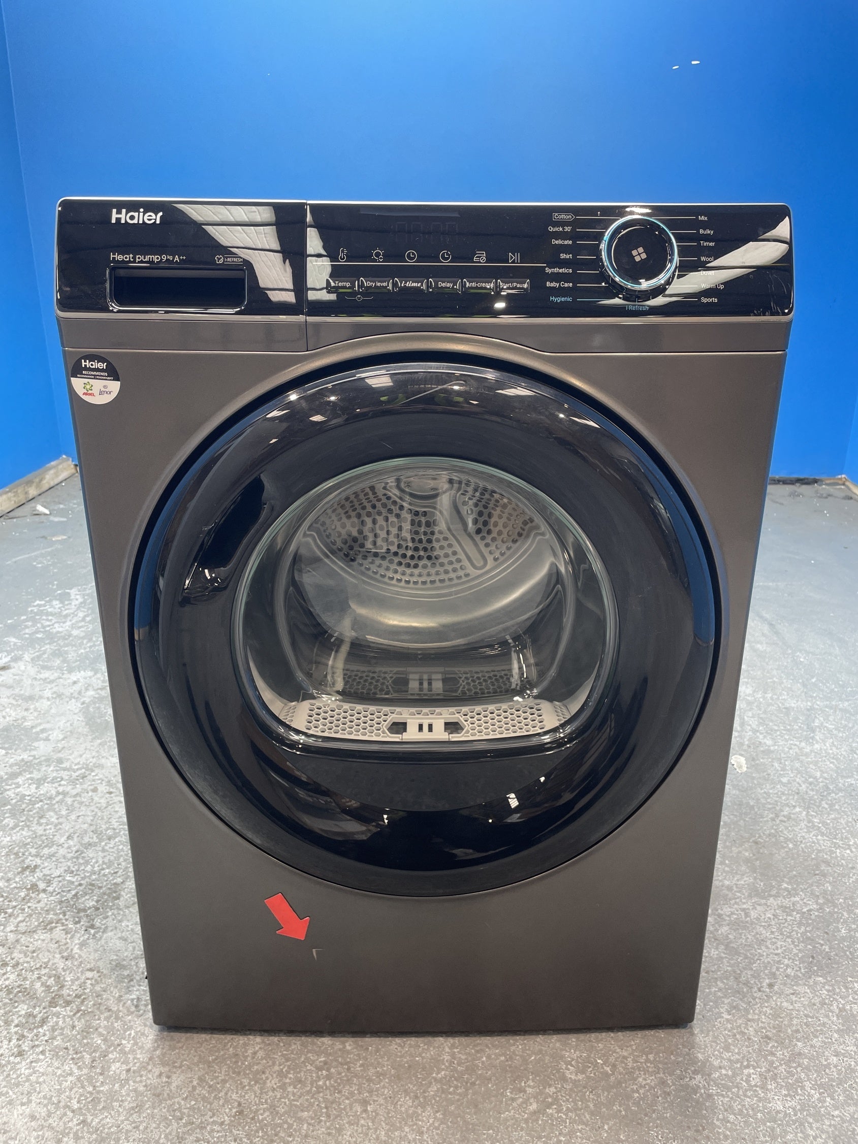 #GRC-147-583 - Haier I-Pro Series 3 HD90-A2939S 9kg Heat Pump Tumble Dryer