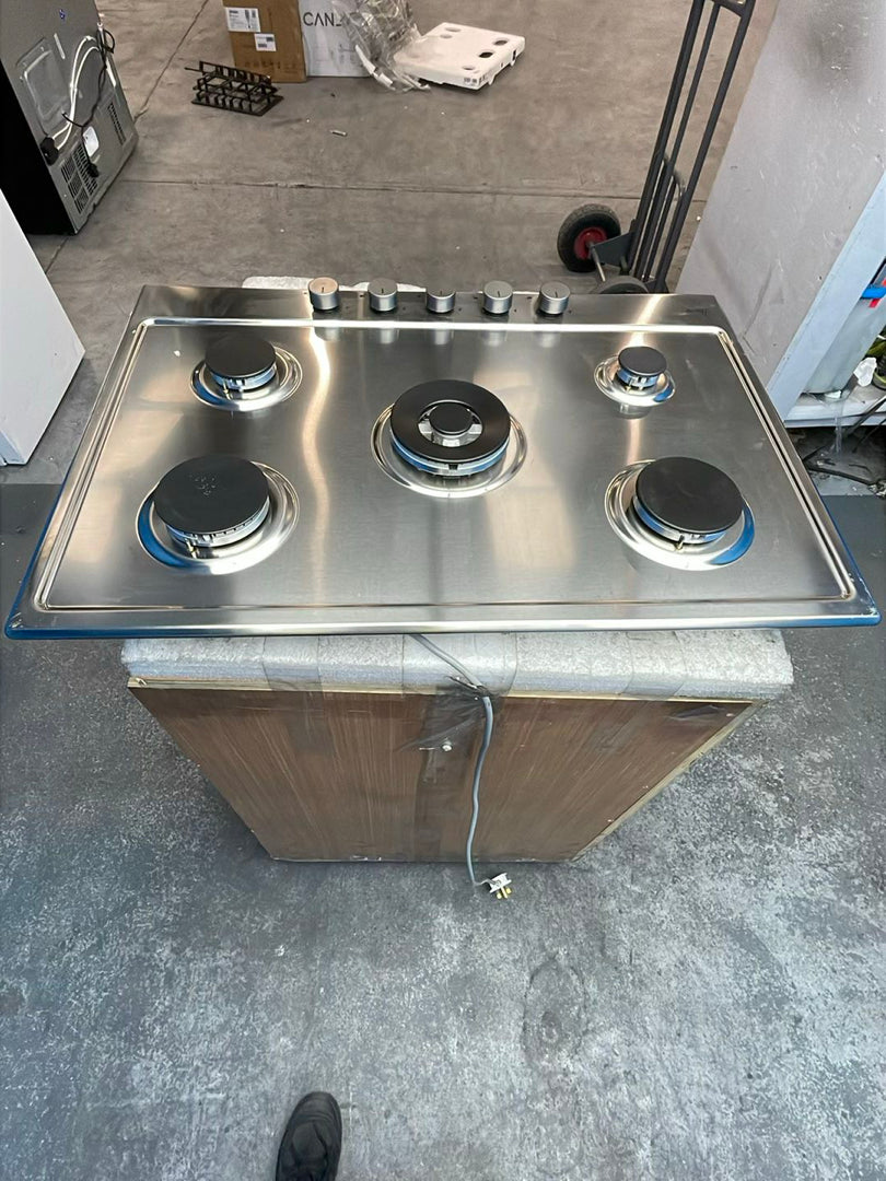 #GRC-162-534 - Hoover HGH75WC3X 75cm Built-in Gas Hob with 5 Burners