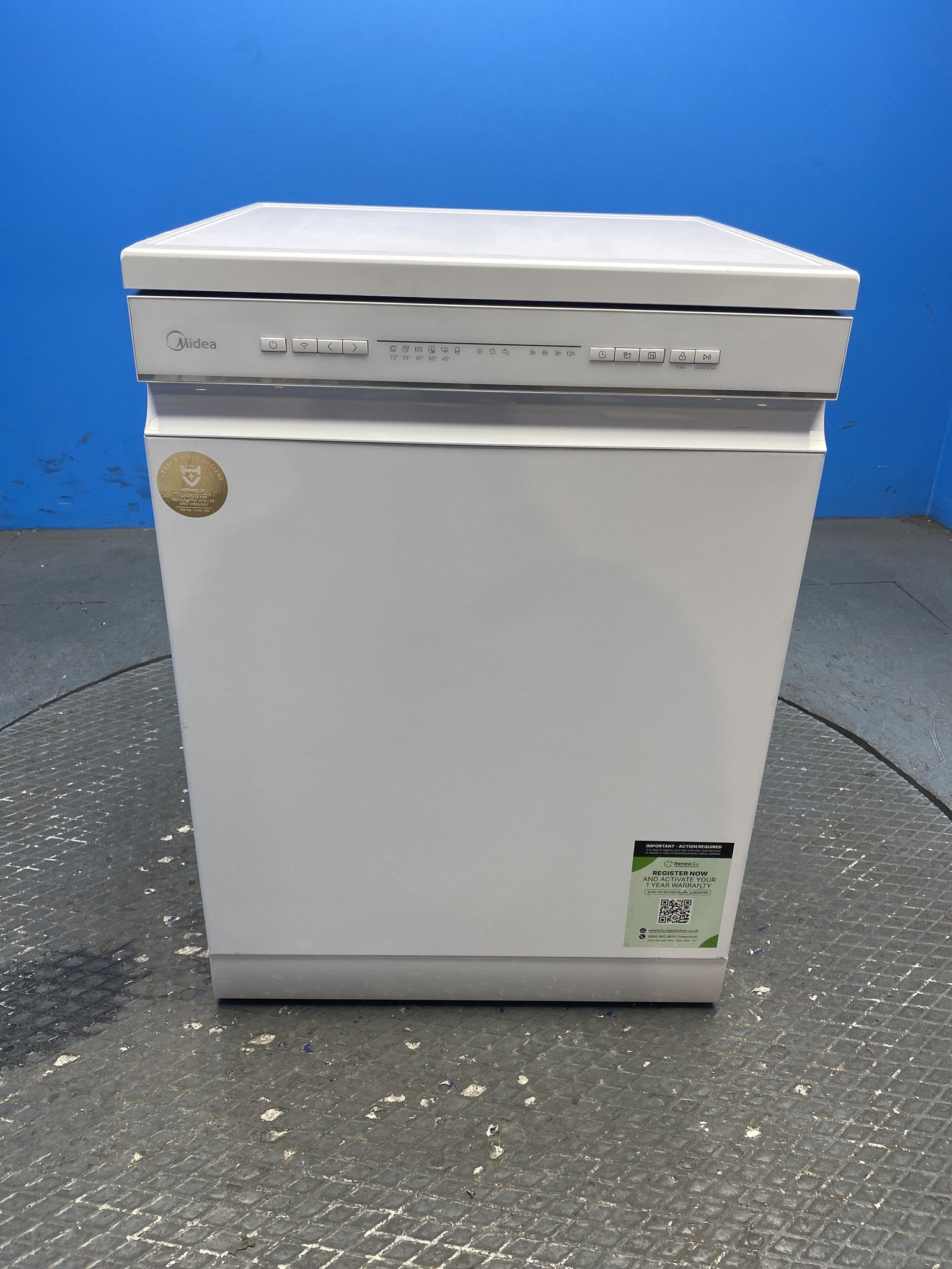 Midea MDWPF1233CW 60cm 12 Place Setting Dishwasher