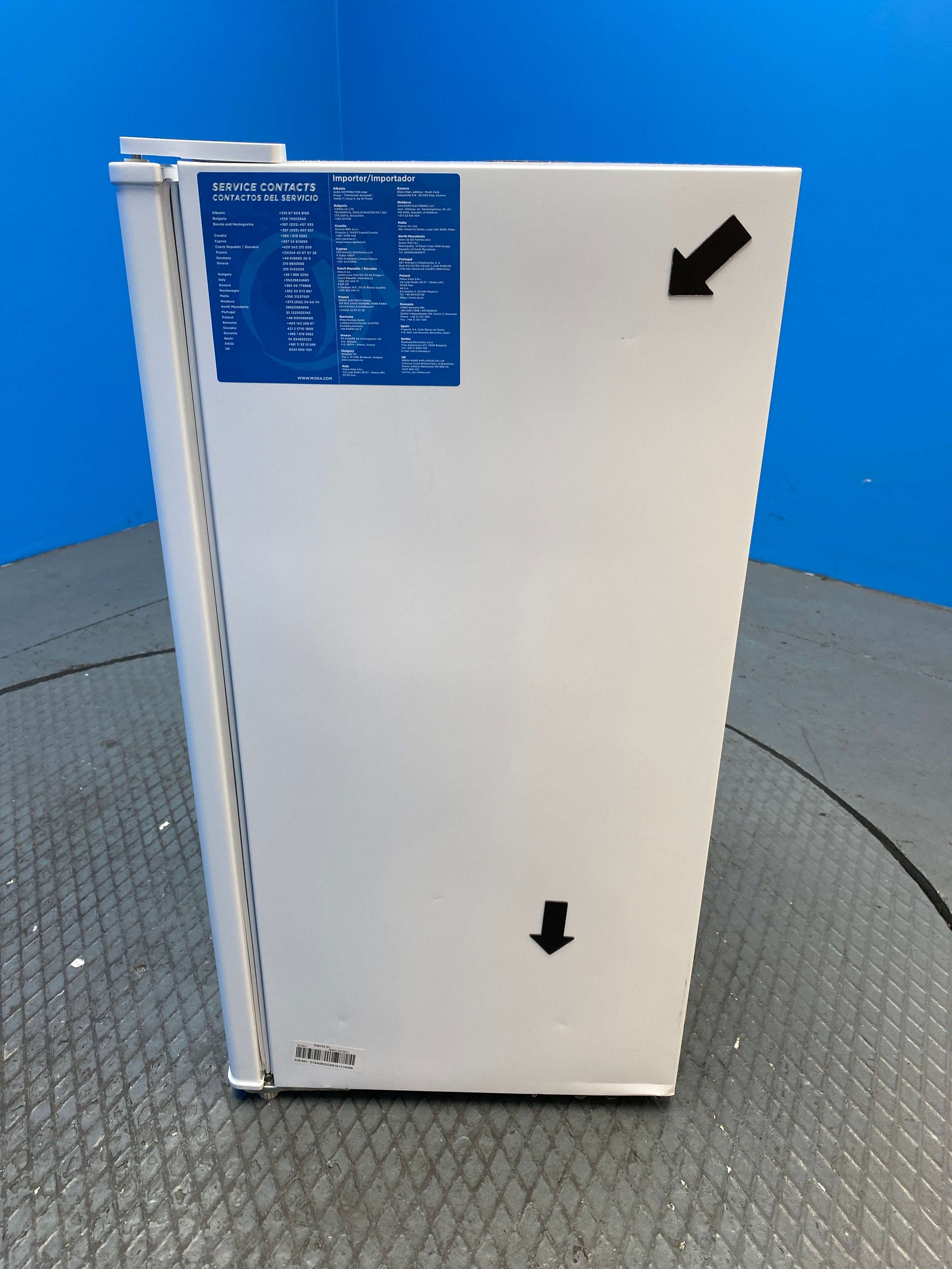 Midea MDRD125FGE01 80L Under Counter Mini Fridge