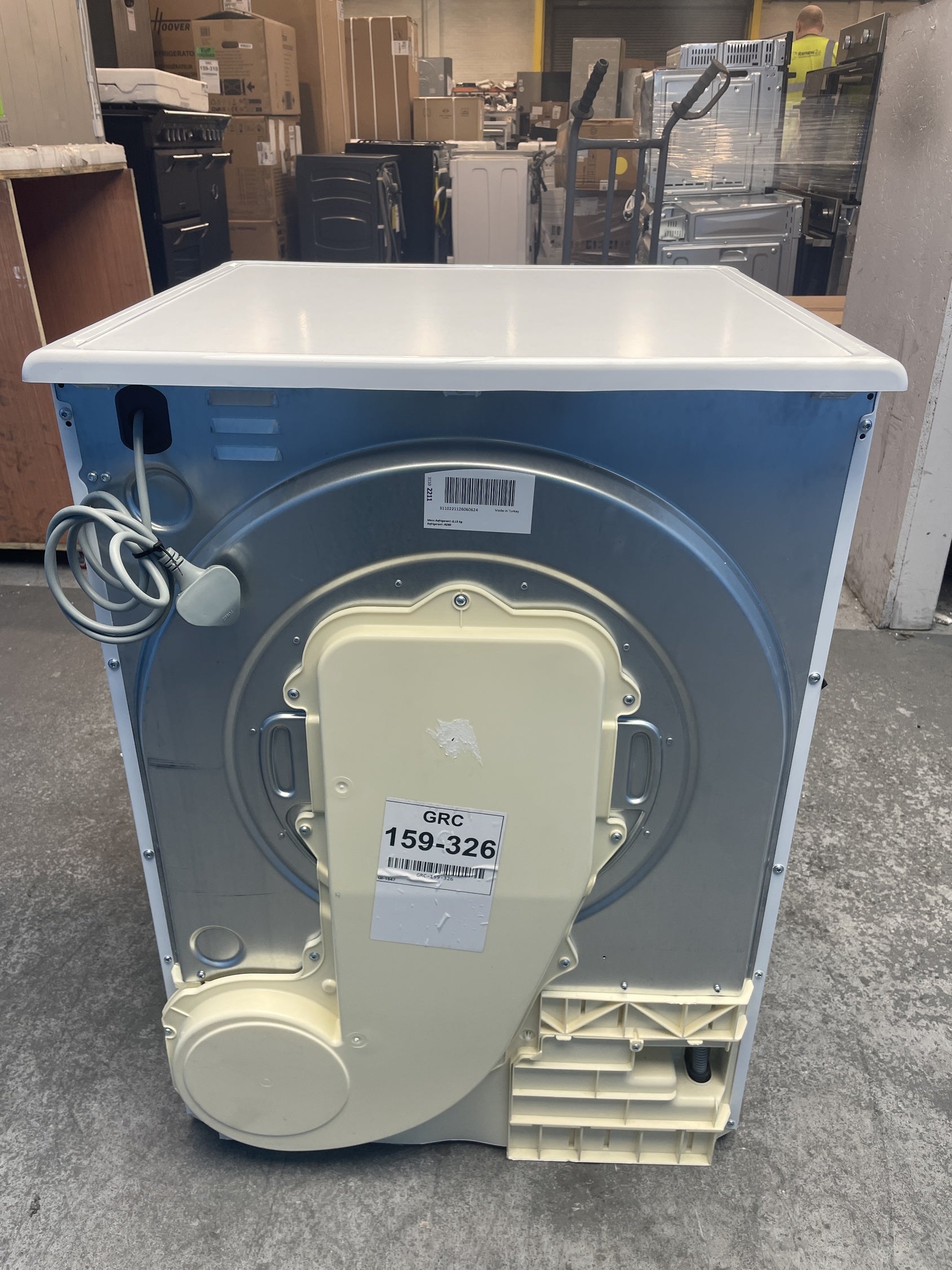 #GRC-159-326 - Hoover HLE H8A2DE-80 H-DRY 300 8kg Heat Pump Tumble Dryer