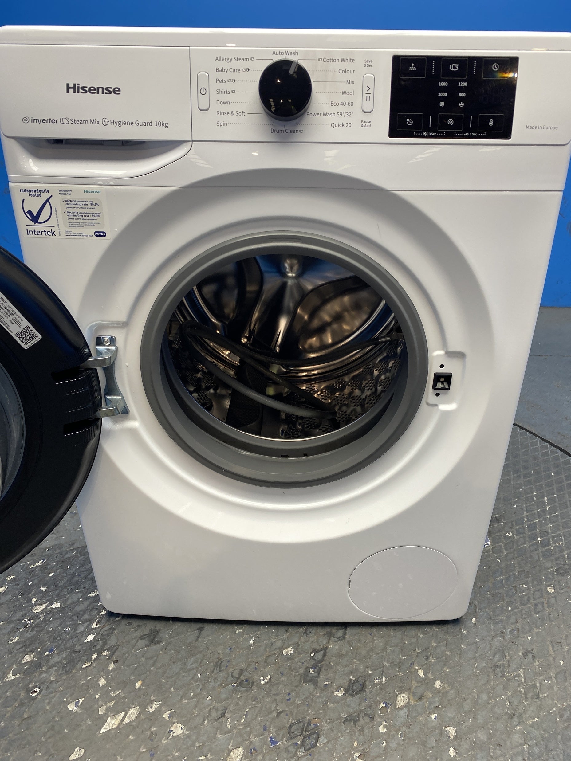 Hisense WFGE101649VM 10kg 1600 Spin Washing Machine