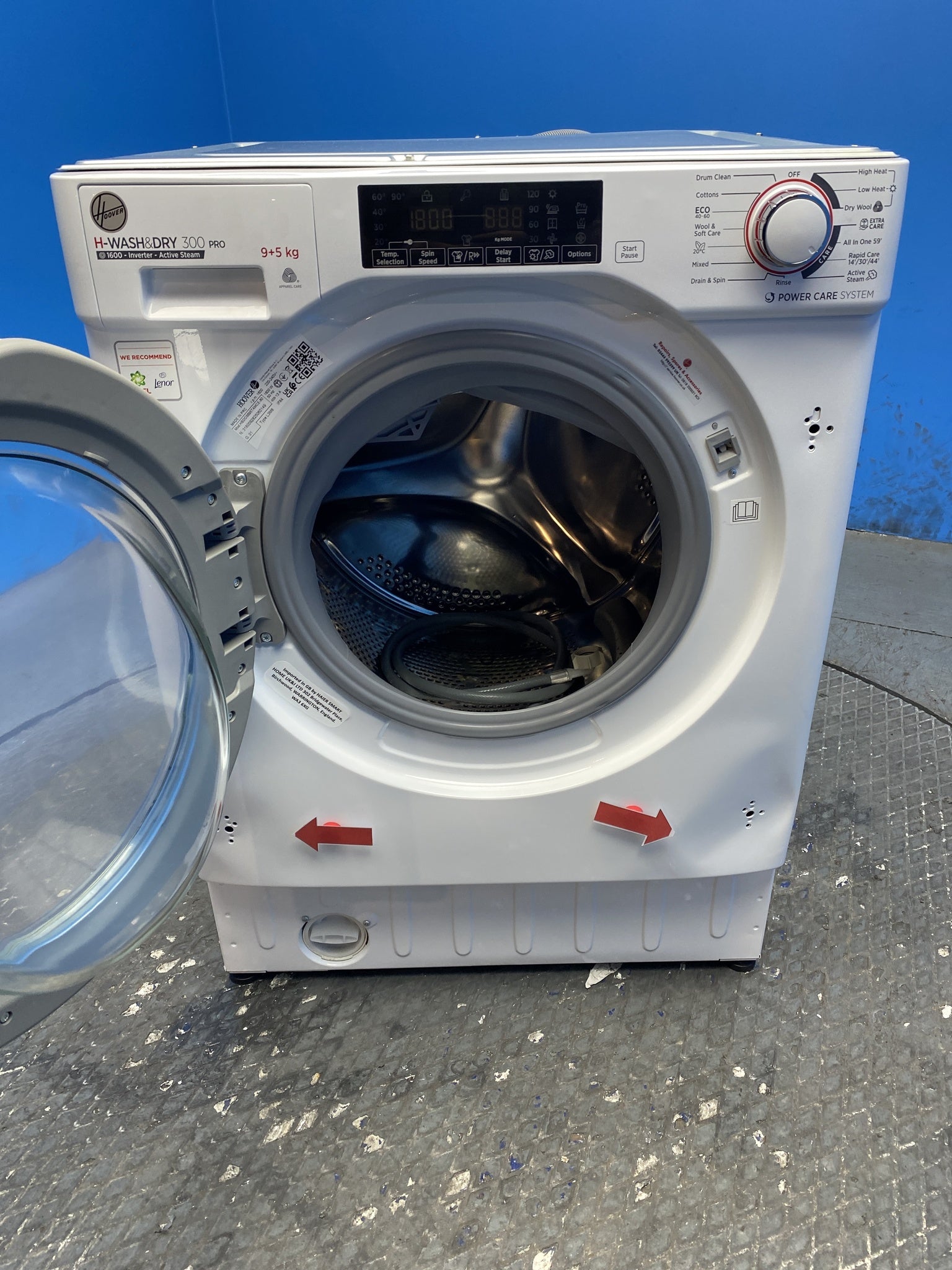 Hoover HBDOS695TAMCE Built In 9kg / 5kg 1600 Spin Washer Dryer