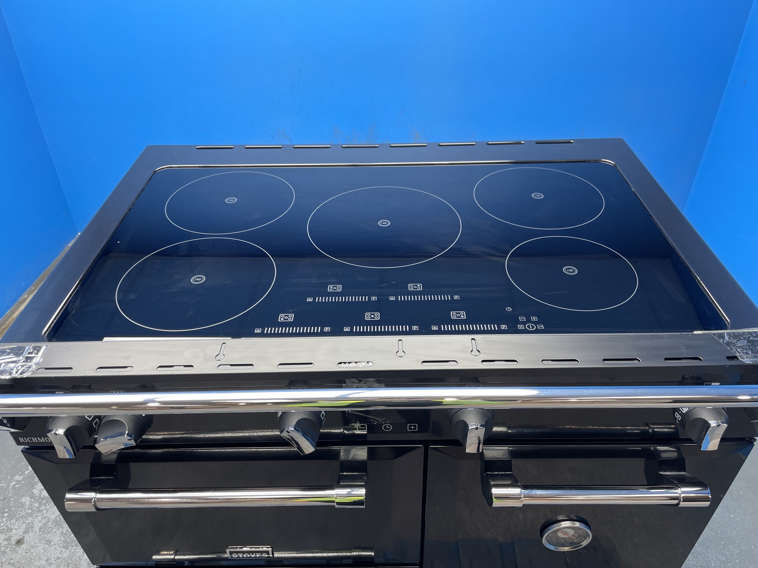 #GRC-163-741 - Stoves Richmond 90cm Induction Range Cooker – 174L Capacity, AirFry, Black