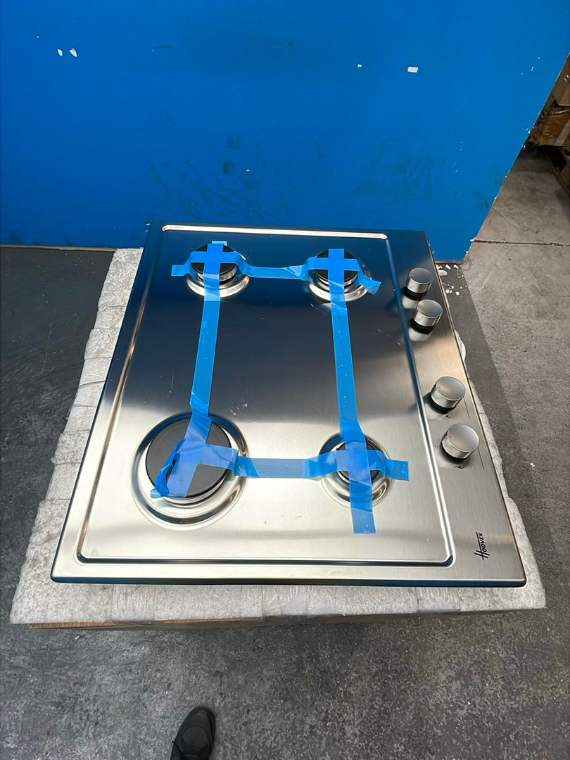 #GRC-162-142 - Hoover HHG6BRMX H-HOB 300 60cm Built-in 4 Burner Gas Hob