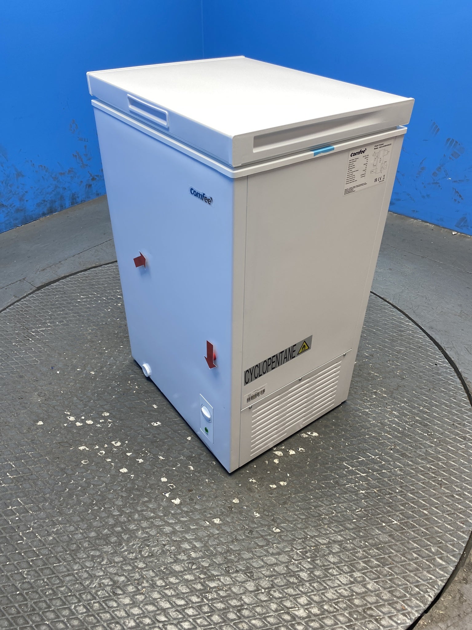 COMFEE RCC102WH2UK(E) 99L Dual Mode & Inverter Chest Freezer