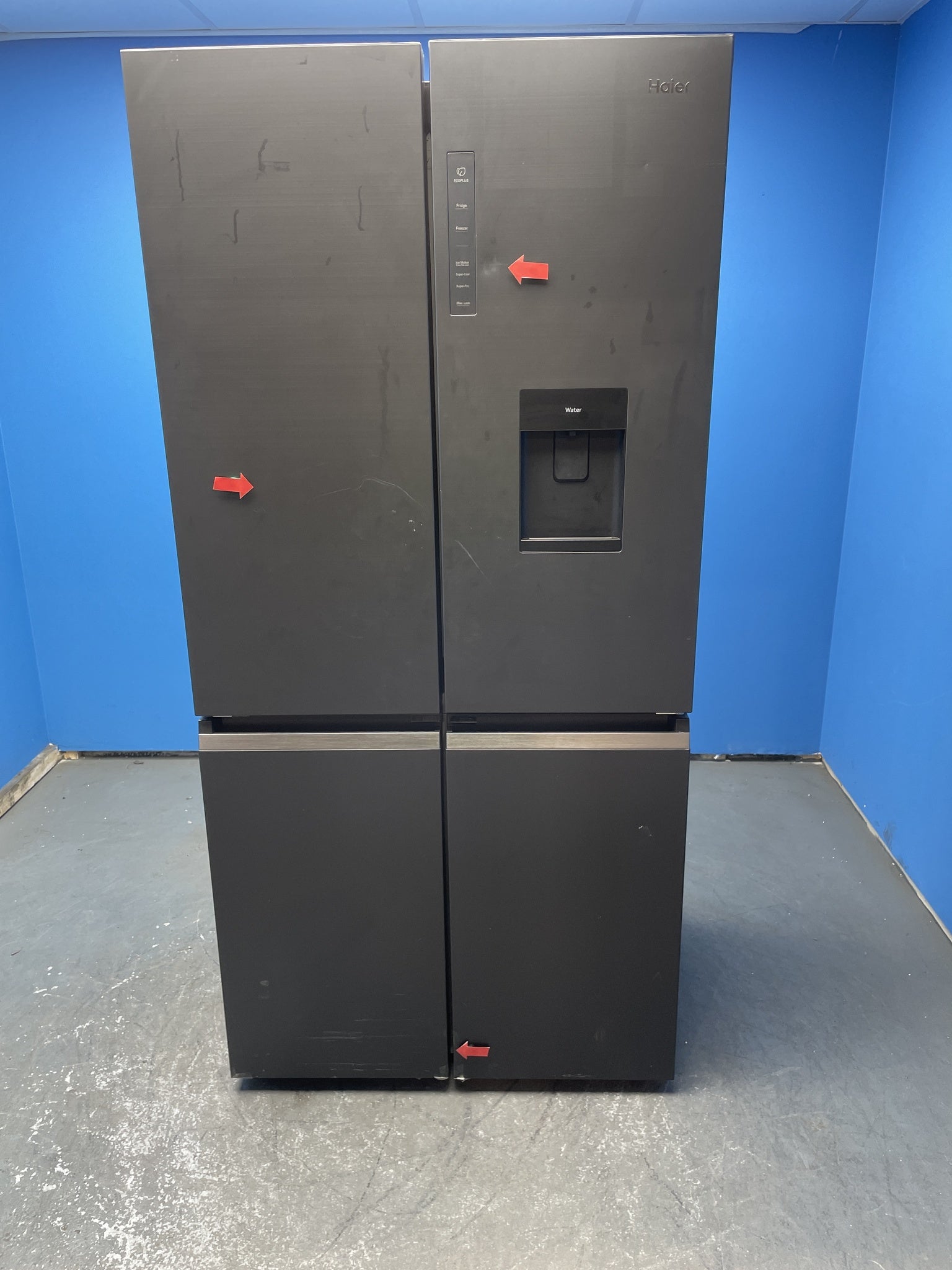 Haier HCR5919EHMB 528 Litre American Style Fridge Freezer