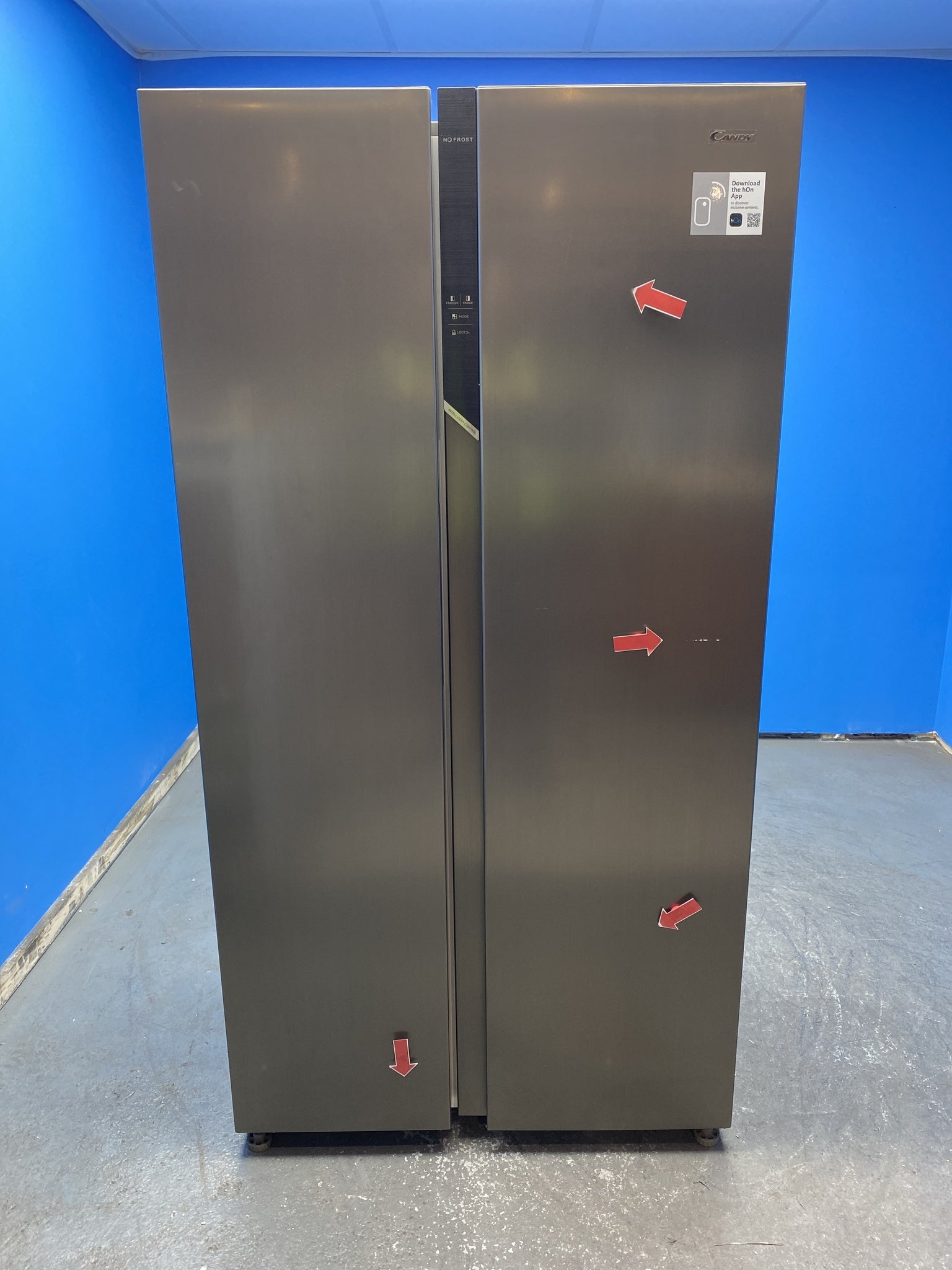 Candy CHSBSV 5172EXKN Frost Free American Fridge Freezer