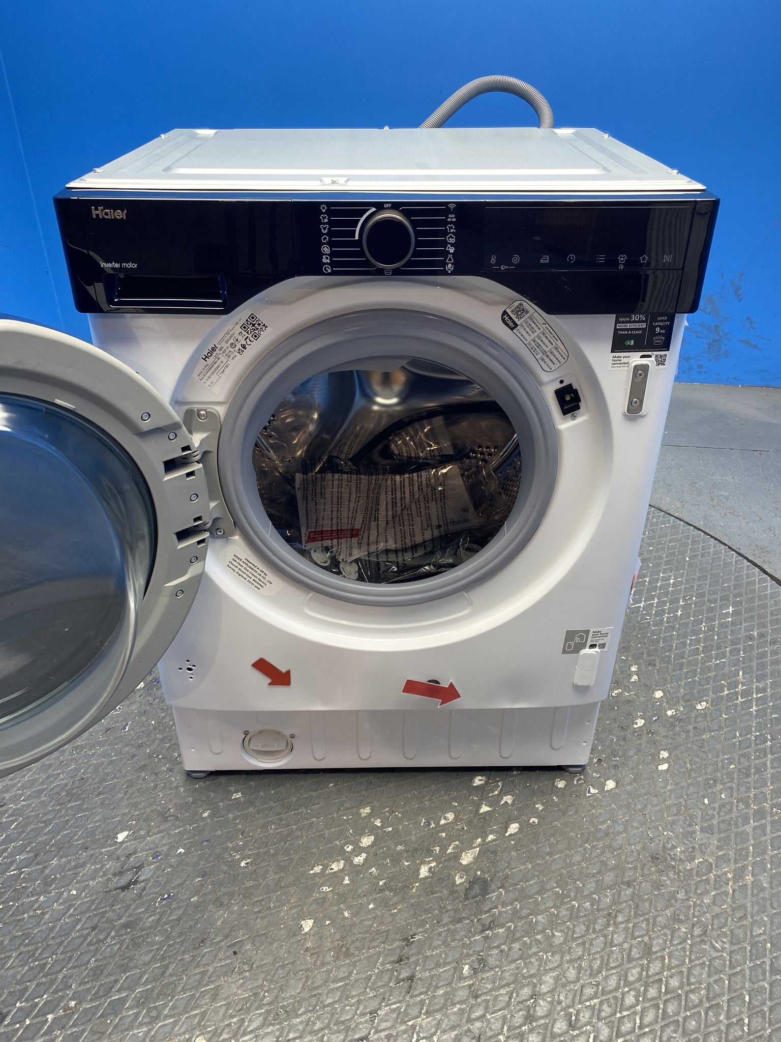 Haier BHA6S69M6DB9J80 Series 6 Integrated 9kg 1600rpm Washing Machine