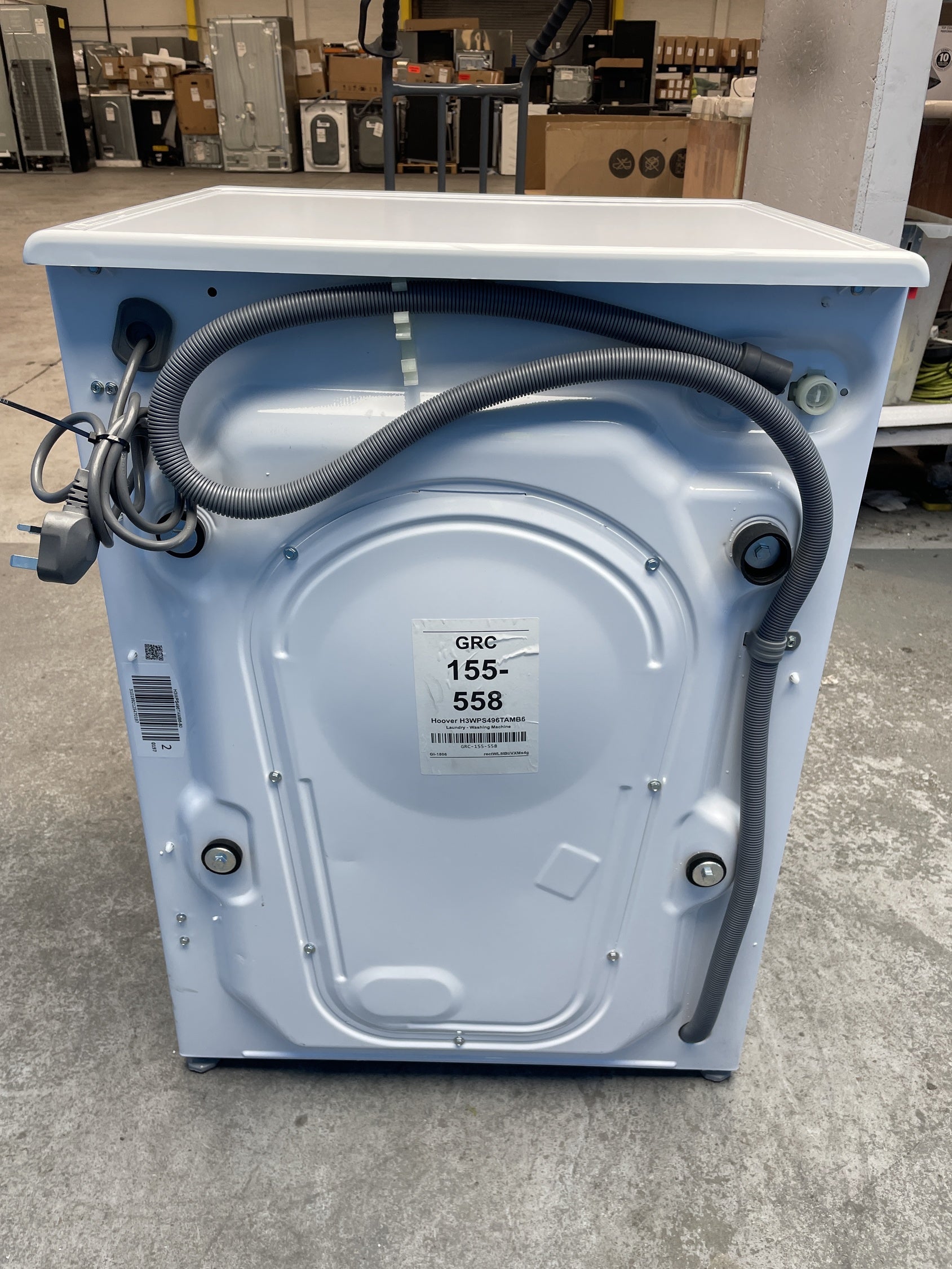 #GRC-155-558 - Hoover H3WPS496TAMB6 9kg 1400 Spin Washing Machine
