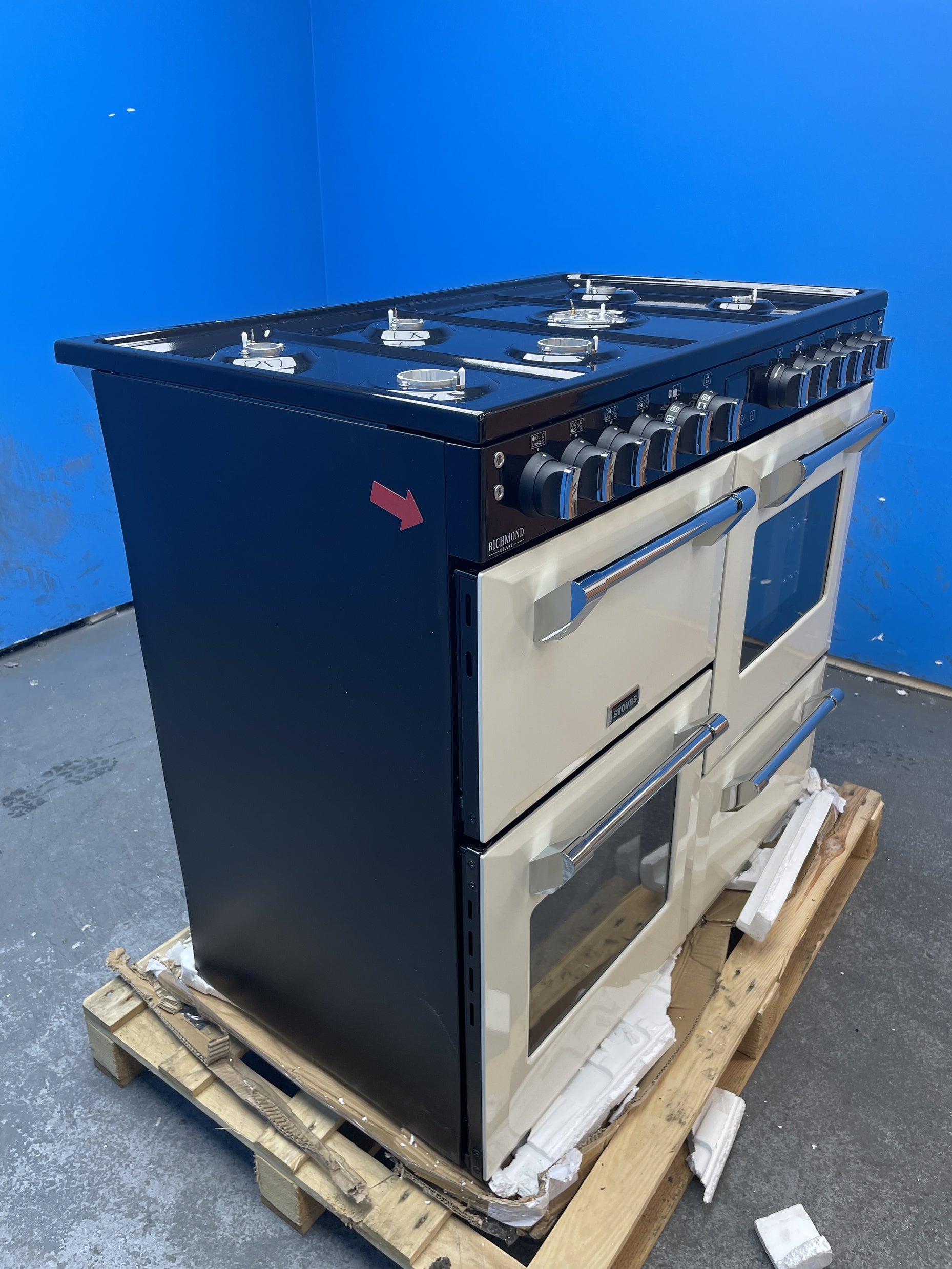 #GRC-159-415 - Stoves Richmond Deluxe 100cm Quad Oven Dual Fuel Range Cooker