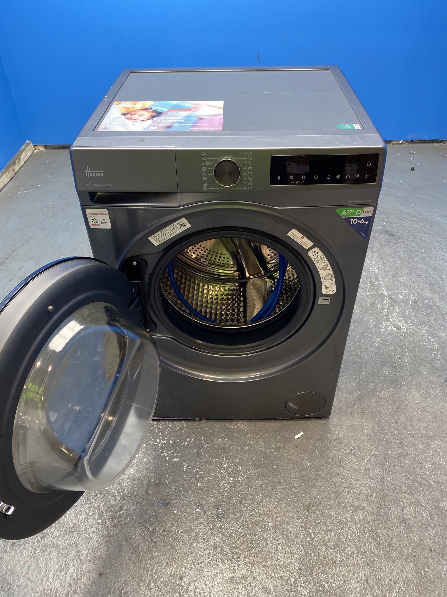 Hoover 10kg/6kg 1600rpm Washer Dryer – Graphite