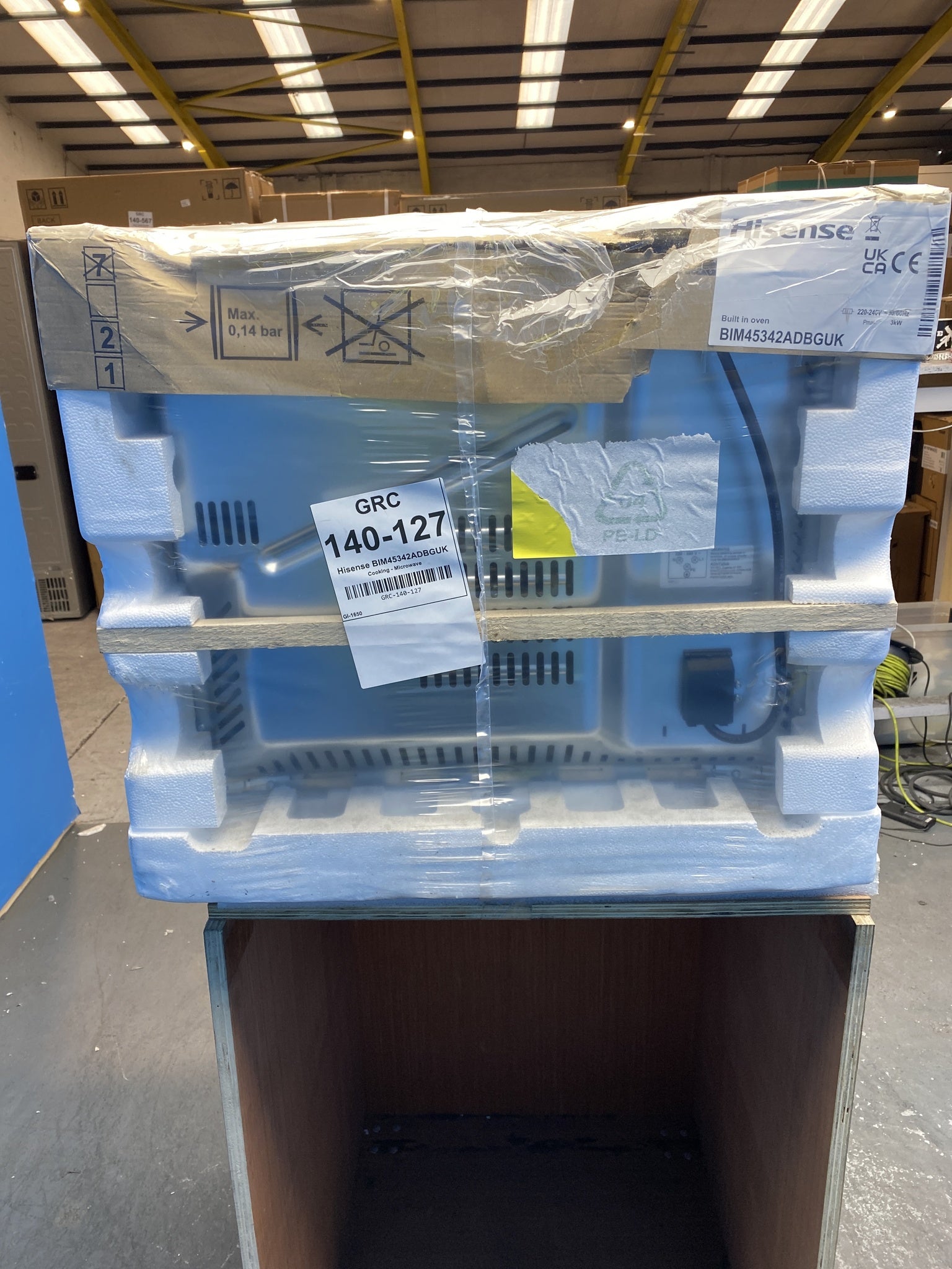 Hisense BIM45342ADBGUK 50L Hi6 BlackLine Built-in Microwave Oven