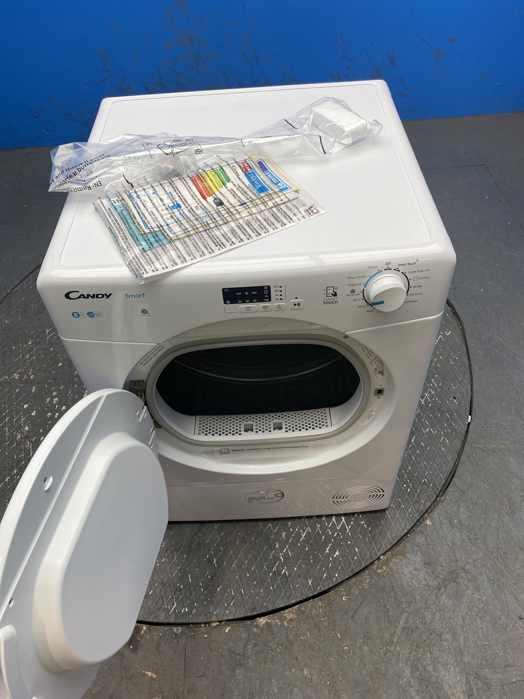 #GRC-156-764 - Candy KSEC8LF 8kg Smart Condenser Tumble Dryer