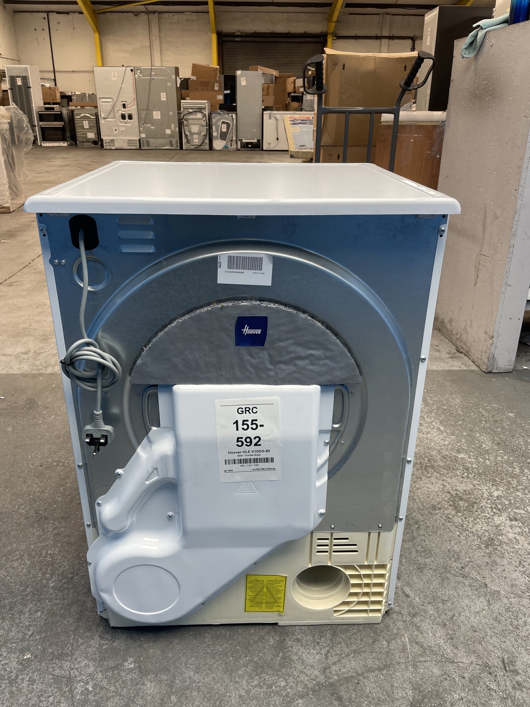 #GRC-155-592 - Hoover HLE V10DG-80 10kg Vented Tumble Dryer