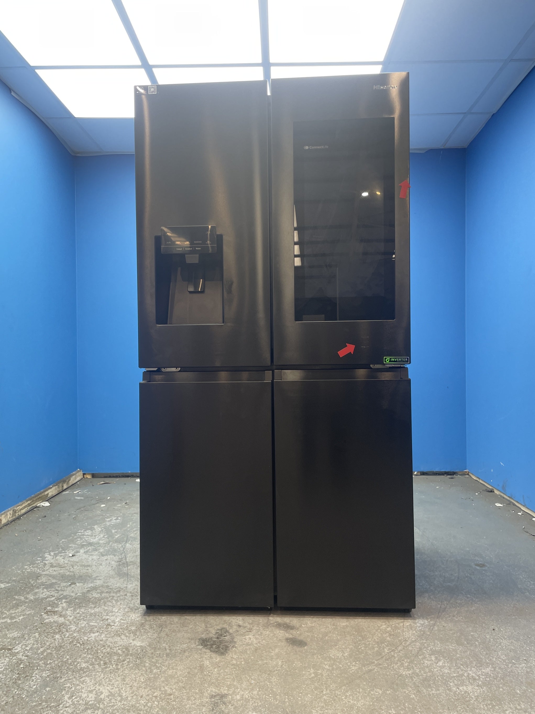 #GRC-158-134 - Hisense PureFlat RQ760N4IFE American Style Fridge Freezer