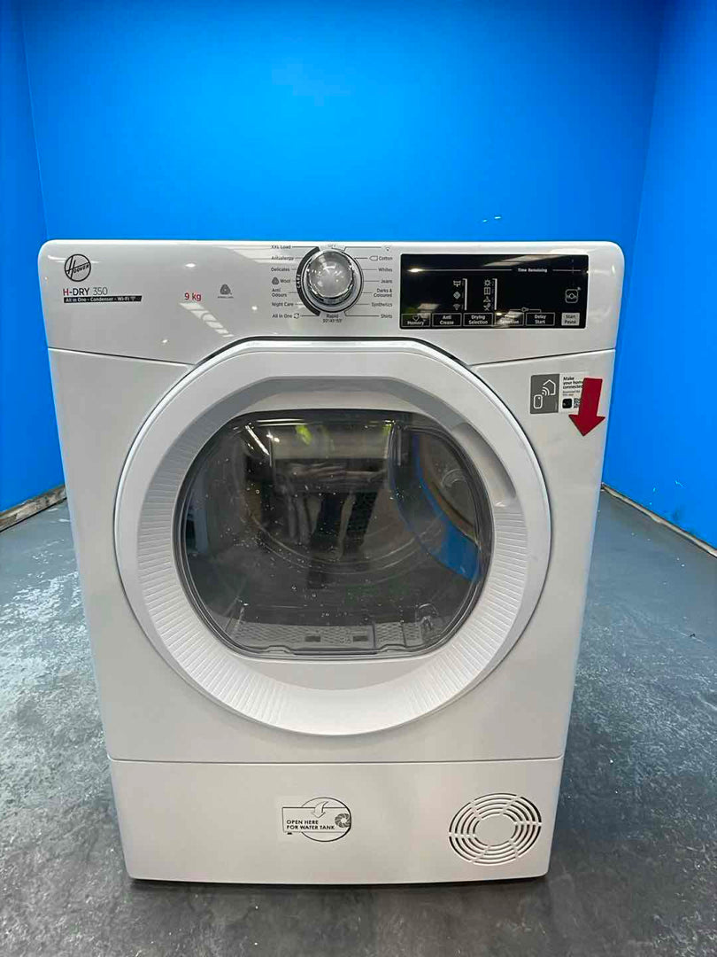 #GRC-160-564 - Hoover HRE C9TE-80 9kg Condenser Tumble Dryer with Wi-Fi