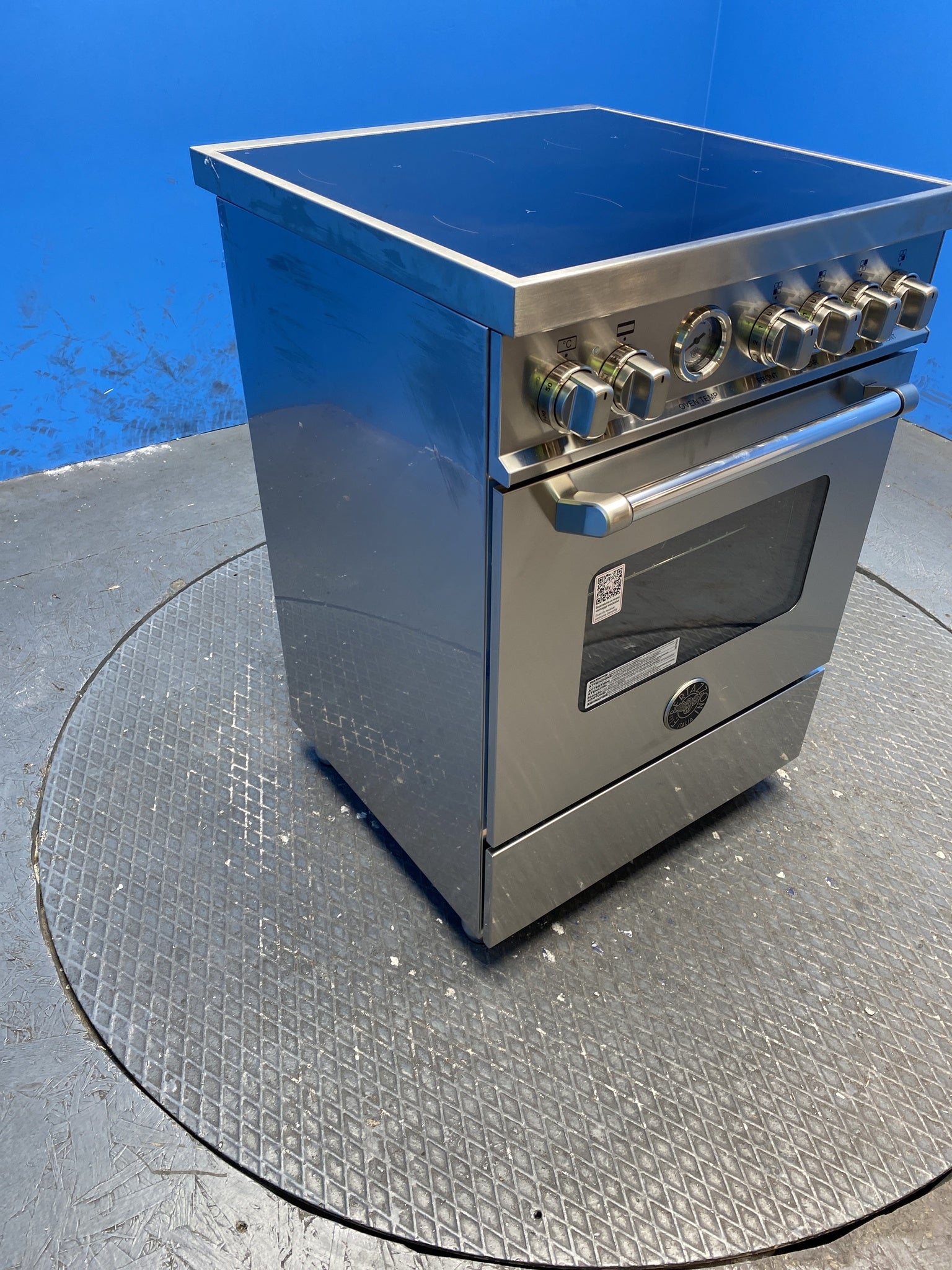 Bertazzoni 60cm Induction Range Cooker – Stainless Steel