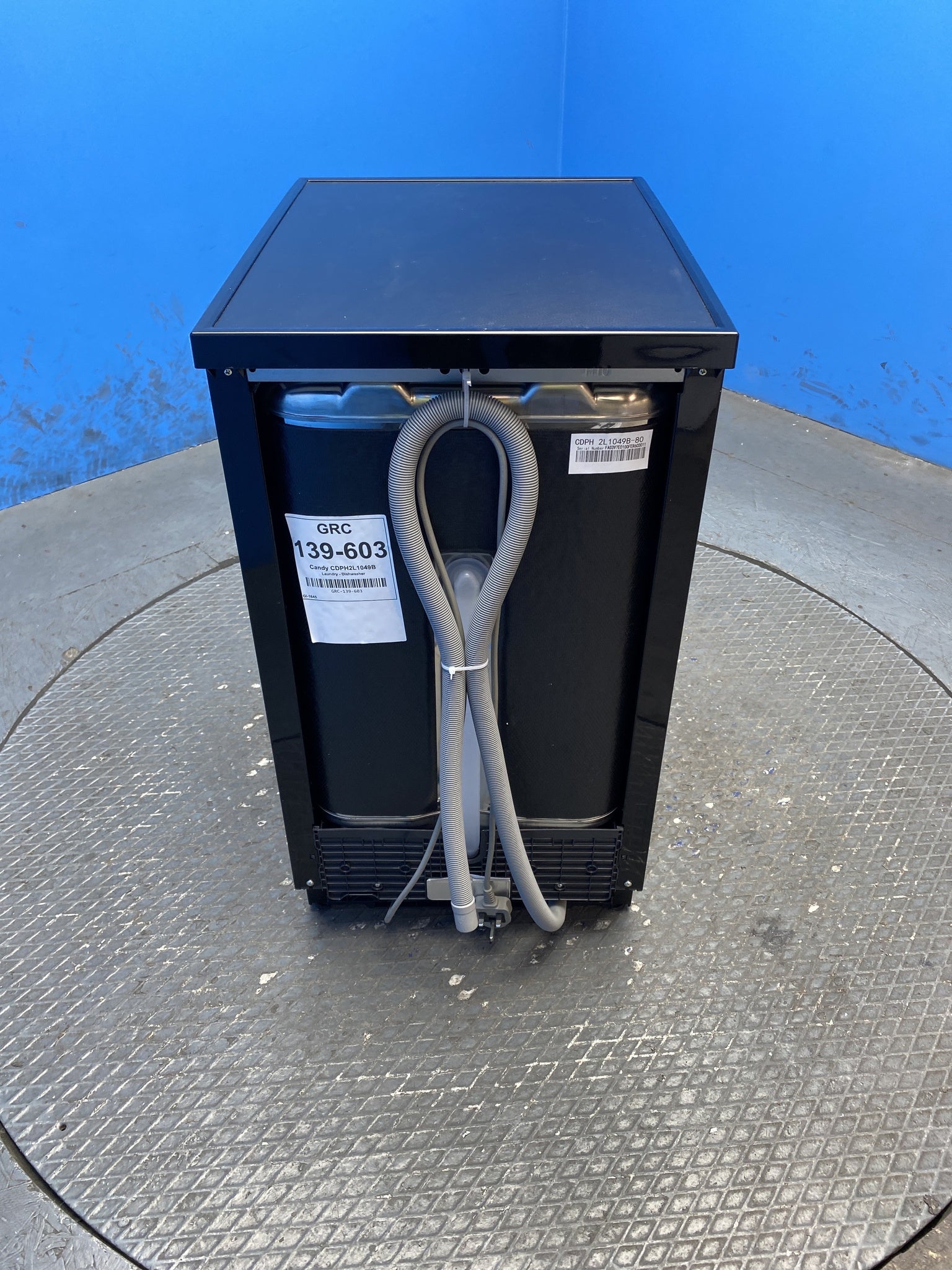 Candy CDPH2L1049B Slimline 10 Place Setting Dishwasher