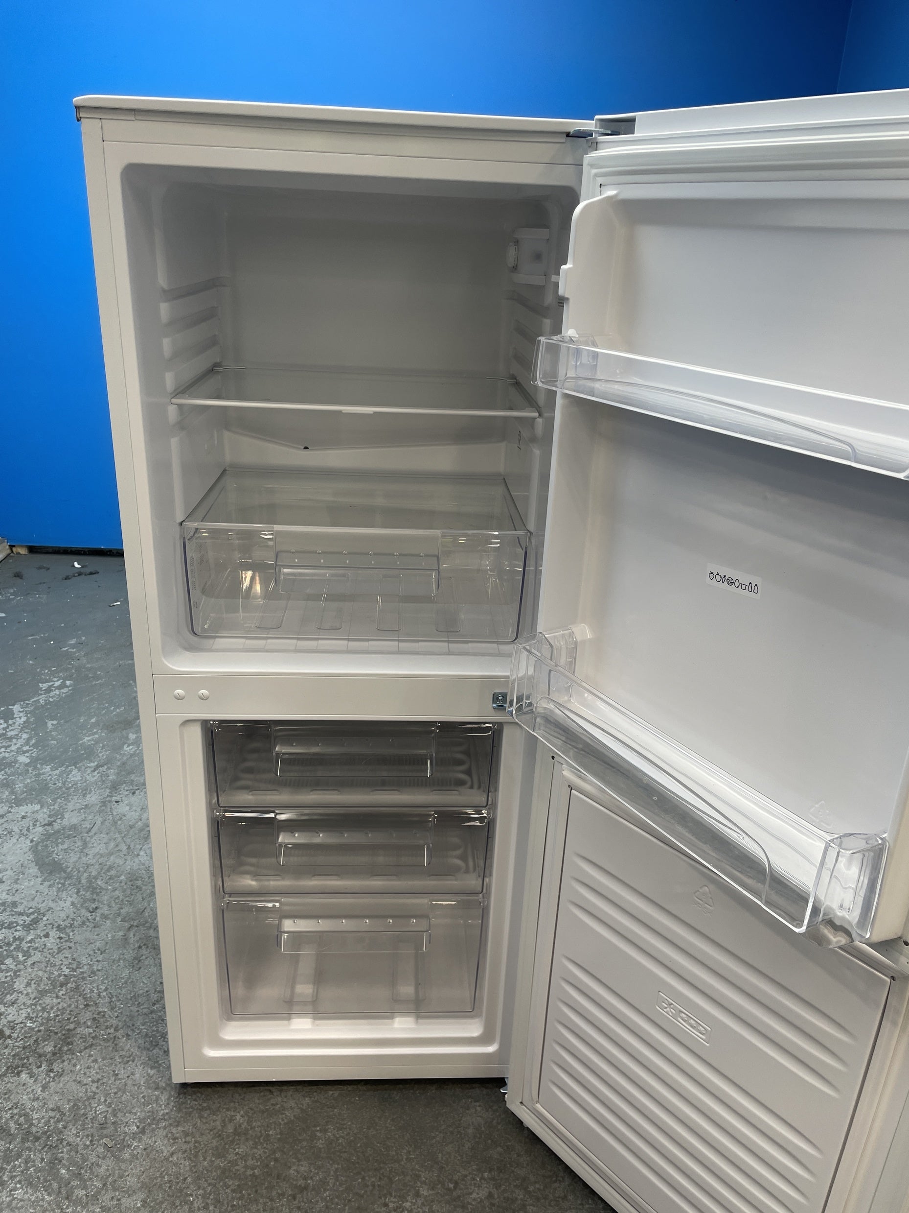 #GRC-157-382 - Candy CCH1S513EWK 185 Litre Combi Fridge Freezer