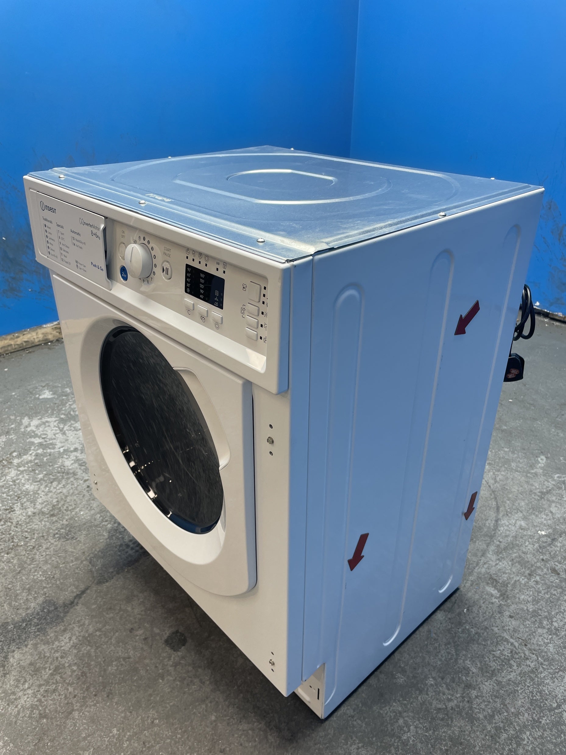 #GRC-160-105 - Indesit BI WDIL 861485 UK 8/6kg 1400rpm Integrated Washer Dryer