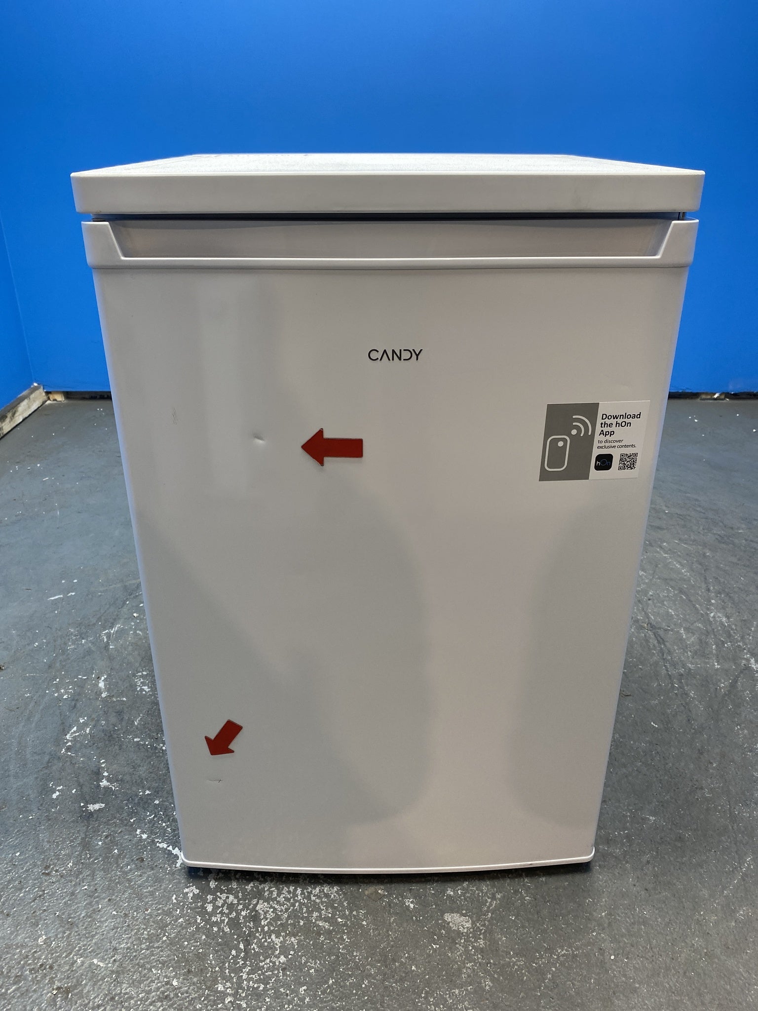 Candy CLHS58EWK 127 Litre 55cm Under Counter Fridge