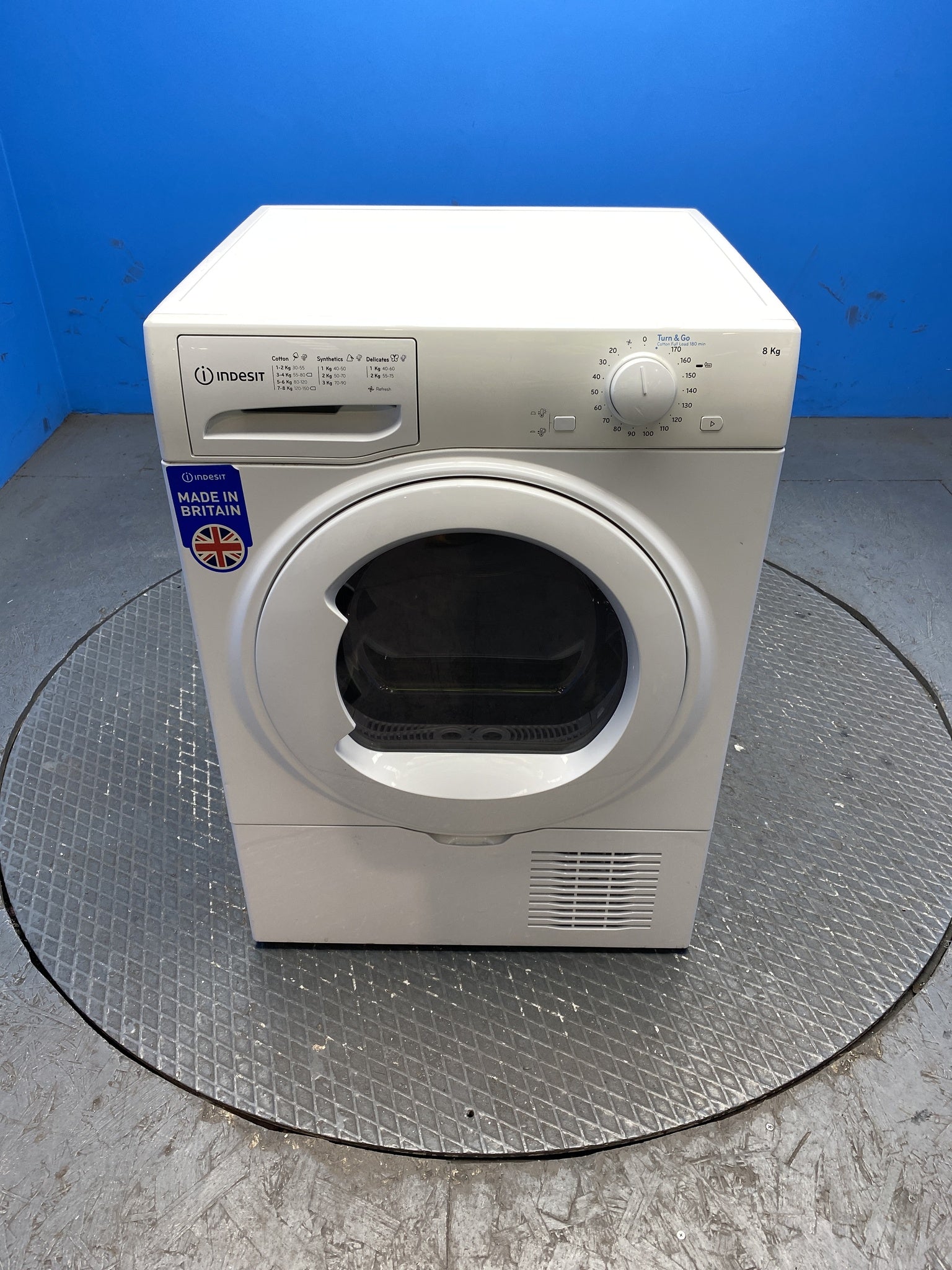 Indesit I2D81WUK 8kg Condenser Tumble Dryer with Turn&Go