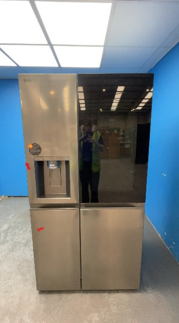 #GRC-163-636 - LG American Style Fridge Freezer – 628L, Prime Silver, Total No Frost